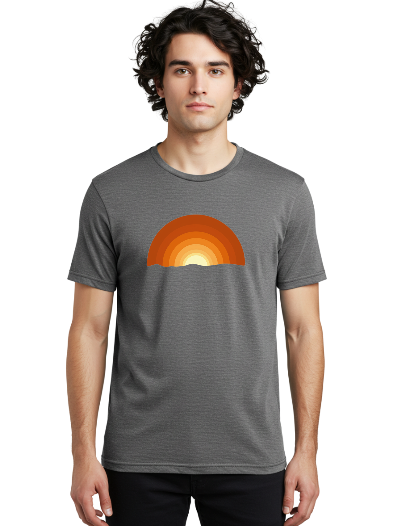 Sunset-1 Men'S Graphic Tee, 100% Cotton, Comfortable Casual Summer Wear, Machine Washable, Vintage Camera, Old Camera, Antique Camera, Black Camera, Classic Photography, Photography Equipment, Nostalgic Device, Film Camera, Camera Art Bah207