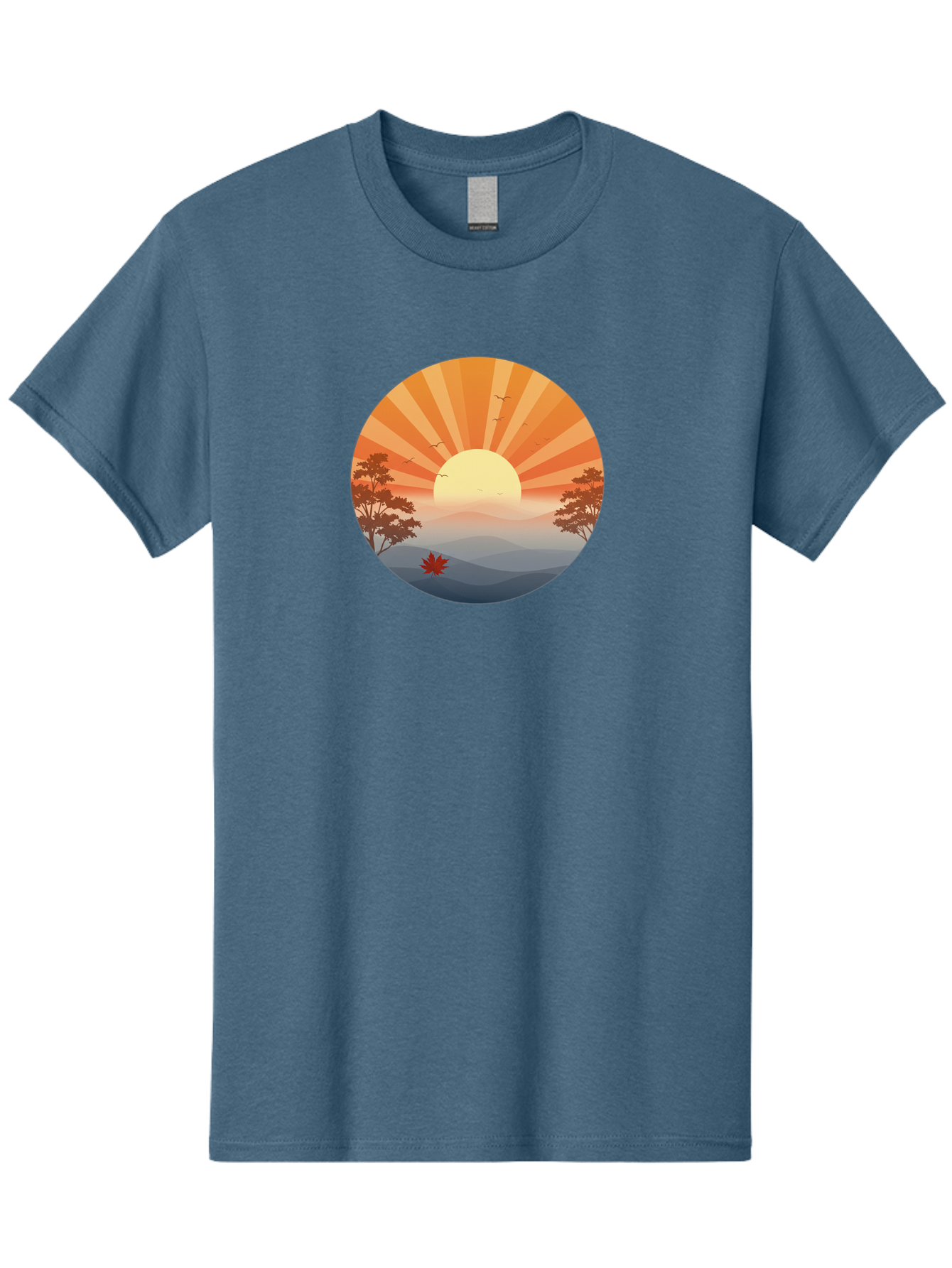Sunset-Landscape Men'S Graphic Tee, 100% Cotton, Comfortable Casual Summer Wear, Machine Washable, Vintage Camera, Old Camera, Antique Camera, Black Camera, Classic Photography, Photography Equipment, Nostalgic Device, Film Camera, Camera Art Bah208