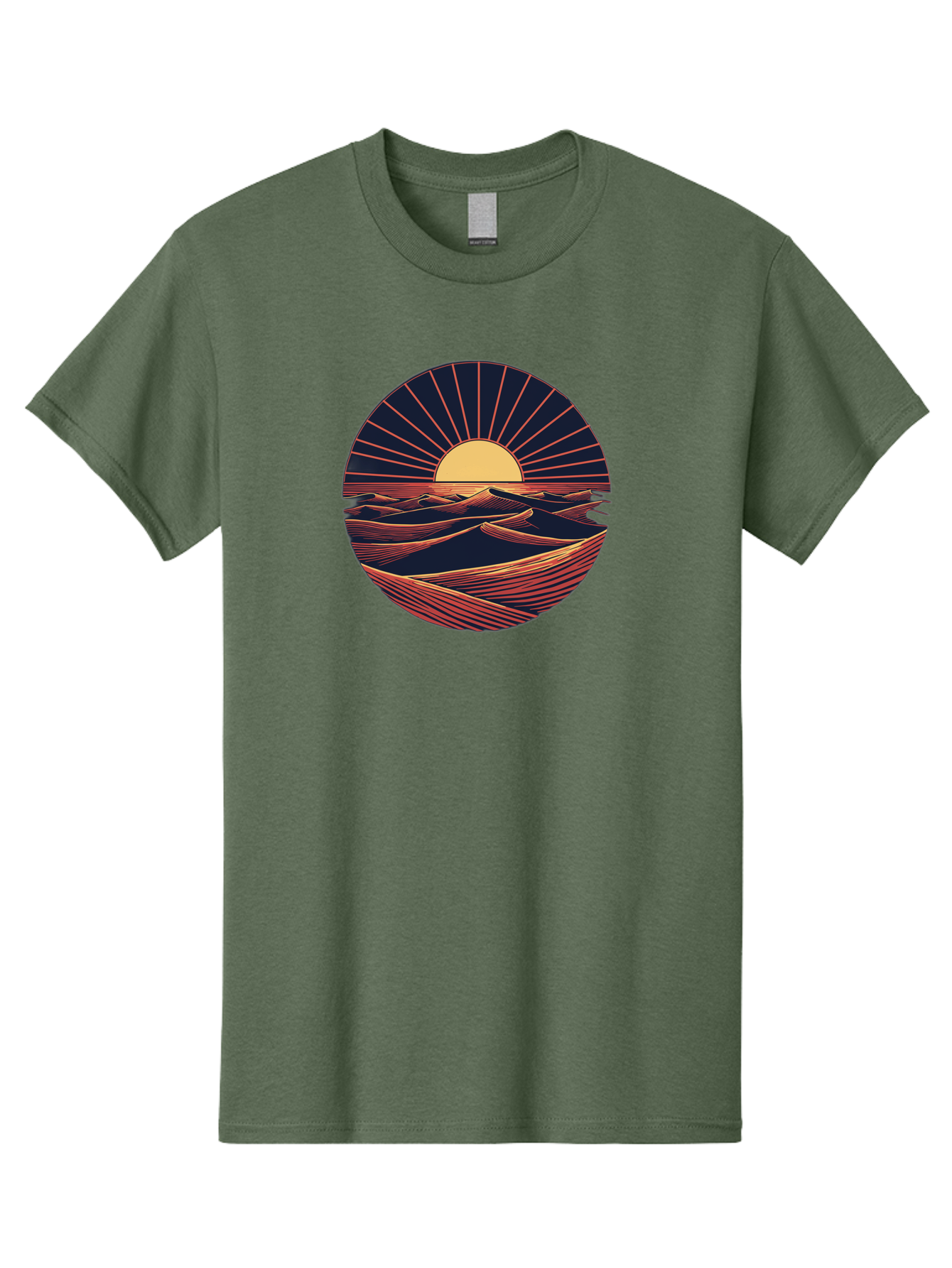Sunset-Over-Waves Men'S Graphic Tee, 100% Cotton, Comfortable Casual Summer Wear, Machine Washable, Vintage Camera, Old Camera, Antique Camera, Black Camera, Classic Photography, Photography Equipment, Nostalgic Device, Film Camera, Camera Art Bah209