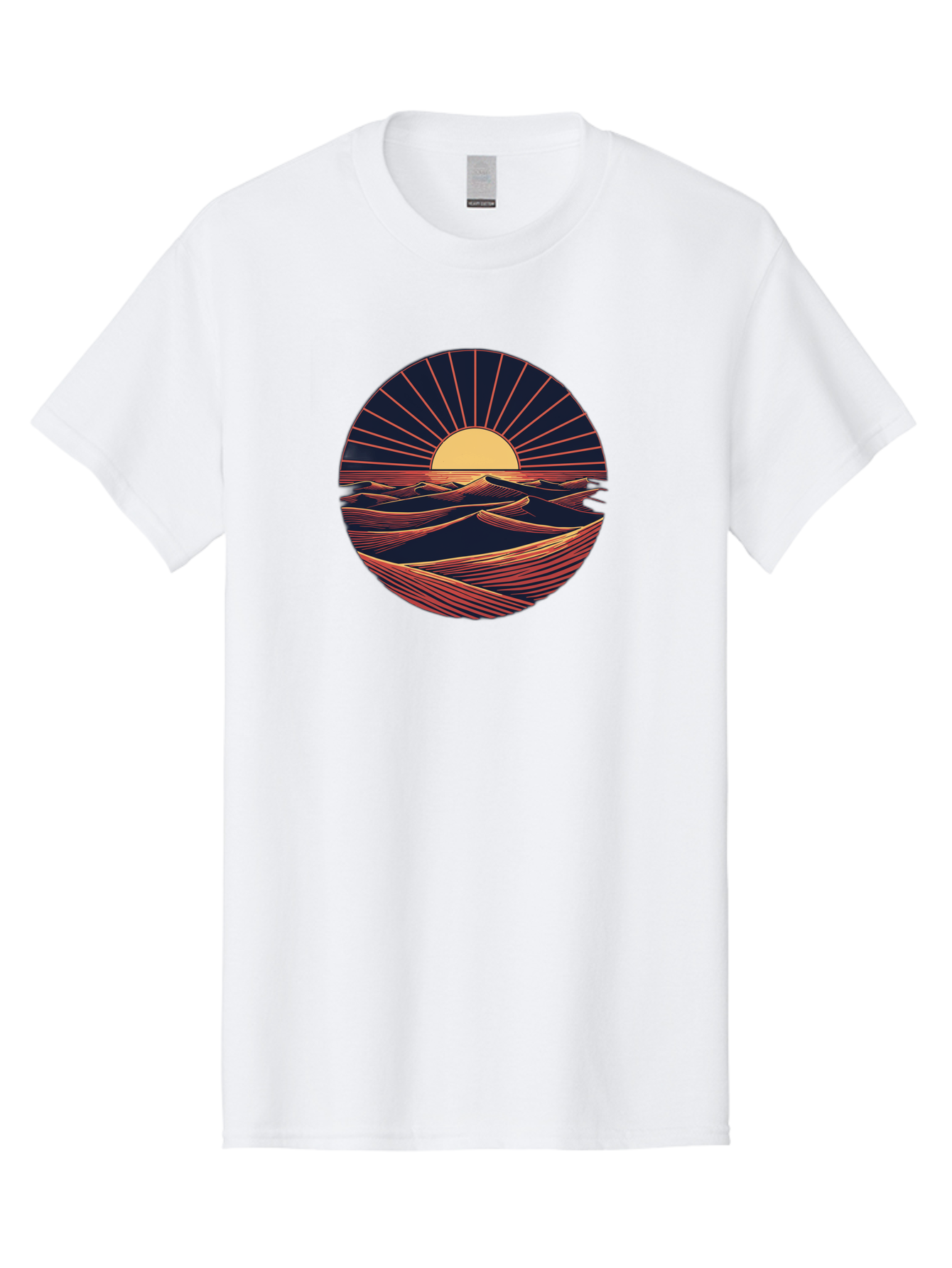 Sunset-Over-Waves Men'S Graphic Tee, 100% Cotton, Comfortable Casual Summer Wear, Machine Washable, Vintage Camera, Old Camera, Antique Camera, Black Camera, Classic Photography, Photography Equipment, Nostalgic Device, Film Camera, Camera Art Bah209