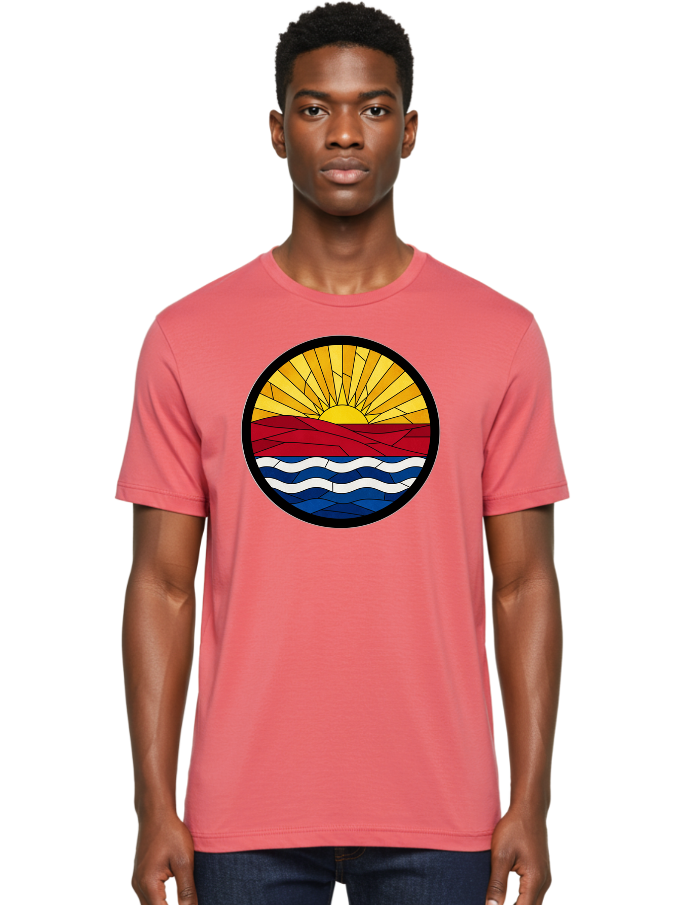 Sunset-Waves Men'S Graphic Tee, 100% Cotton, Comfortable Casual Summer Wear, Machine Washable, Vintage Camera, Old Camera, Antique Camera, Black Camera, Classic Photography, Photography Equipment, Nostalgic Device, Film Camera, Camera Art Bah210