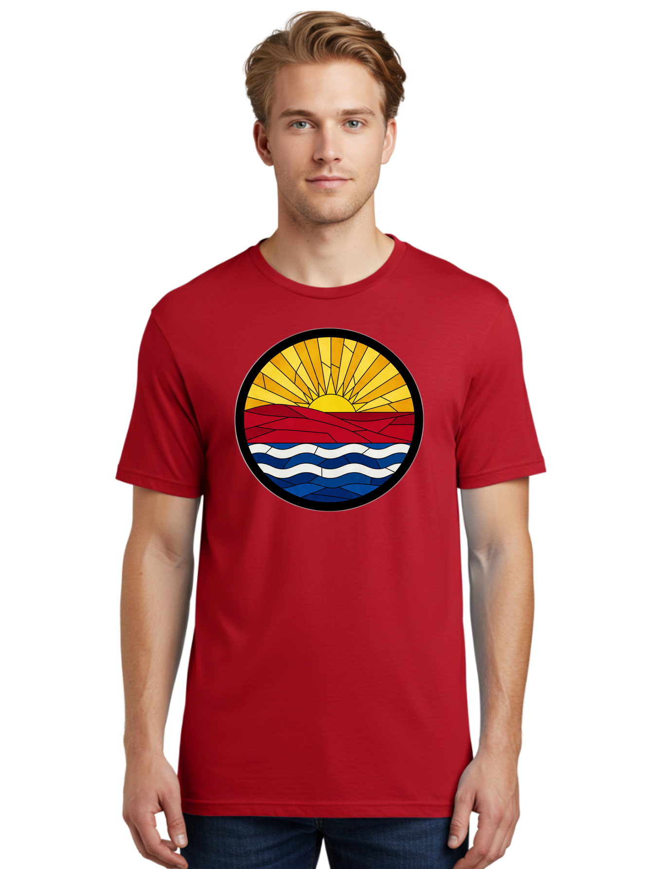 Sunset-Waves Men'S Graphic Tee, 100% Cotton, Comfortable Casual Summer Wear, Machine Washable, Vintage Camera, Old Camera, Antique Camera, Black Camera, Classic Photography, Photography Equipment, Nostalgic Device, Film Camera, Camera Art Bah210