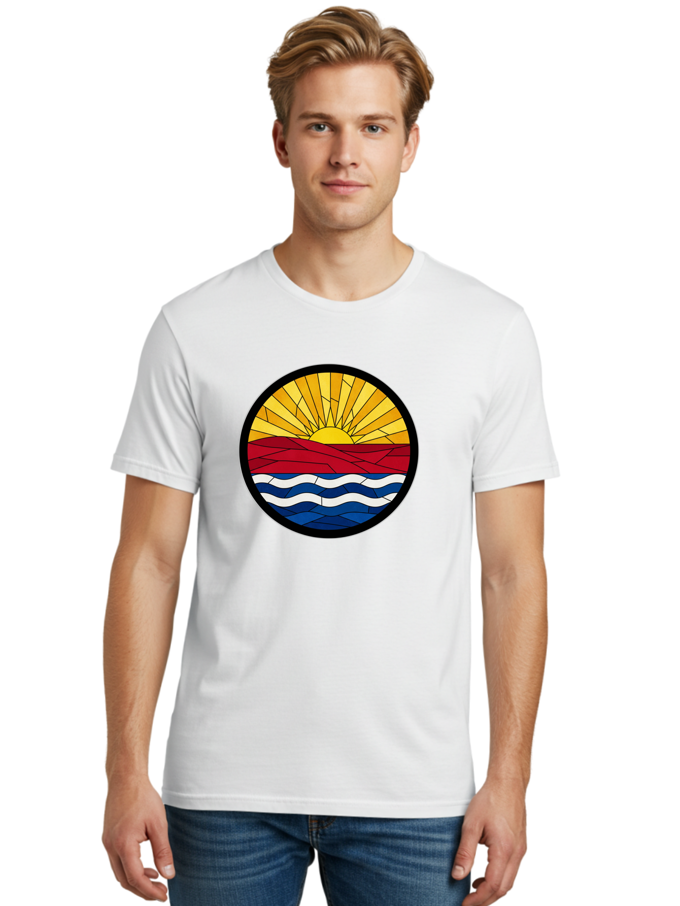 Sunset-Waves Men'S Graphic Tee, 100% Cotton, Comfortable Casual Summer Wear, Machine Washable, Vintage Camera, Old Camera, Antique Camera, Black Camera, Classic Photography, Photography Equipment, Nostalgic Device, Film Camera, Camera Art Bah210