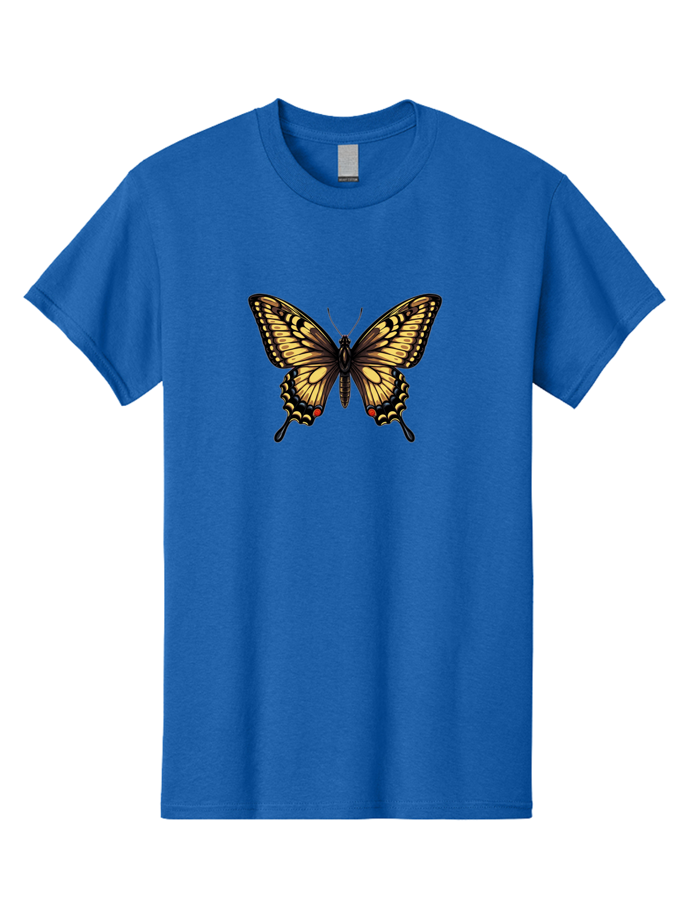 Swallowtail-Butterfly Men'S Graphic Tee, 100% Cotton, Comfortable Casual Summer Wear, Machine Washable, Vintage Camera, Old Camera, Antique Camera, Black Camera, Classic Photography, Photography Equipment, Nostalgic Device, Film Camera, Bah215