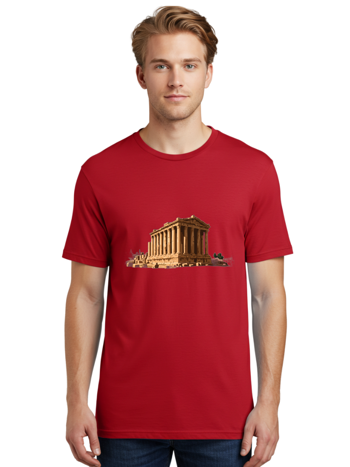 Temple-Of-Jupiter Men'S Graphic Tee, 100% Cotton, Comfortable Casual Summer Wear, Machine Washable, Vintage Camera, Old Camera, Antique Camera, Black Camera, Classic Photography, Photography Equipment, Nostalgic Device, Film Camera, Camera Art Bah232