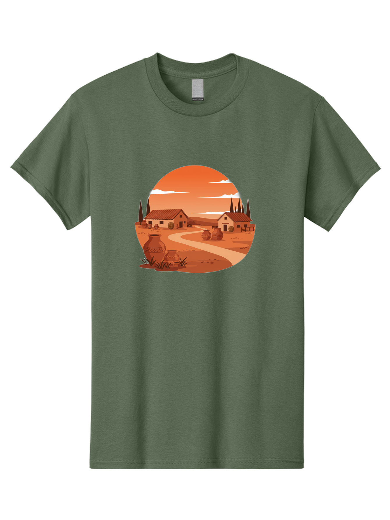 Terracotta-Village Men'S Graphic Tee, 100% Cotton, Comfortable Casual Summer Wear, Machine Washable, Vintage Camera, Old Camera, Antique Camera, Black Camera, Classic Photography, Photography Equipment, Nostalgic Device, Film Camera, Bah240