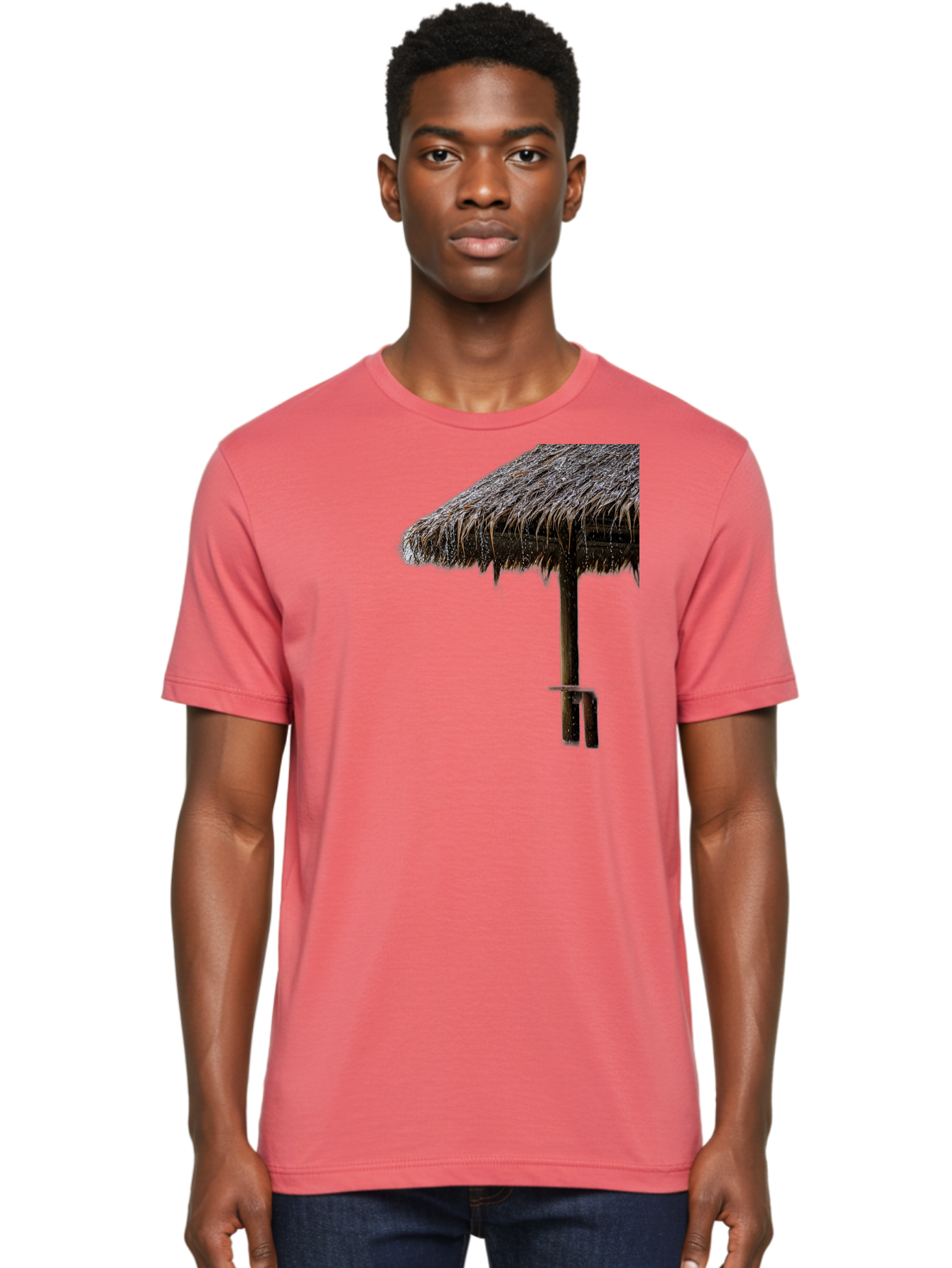 Thatched-Umbrella Men'S Graphic Tee, 100% Cotton, Comfortable Casual Summer Wear, Machine Washable, Vintage Camera, Old Camera, Antique Camera, Black Camera, Classic Photography, Photography Equipment, Nostalgic Device, Film Camera, Camera Art Bah246