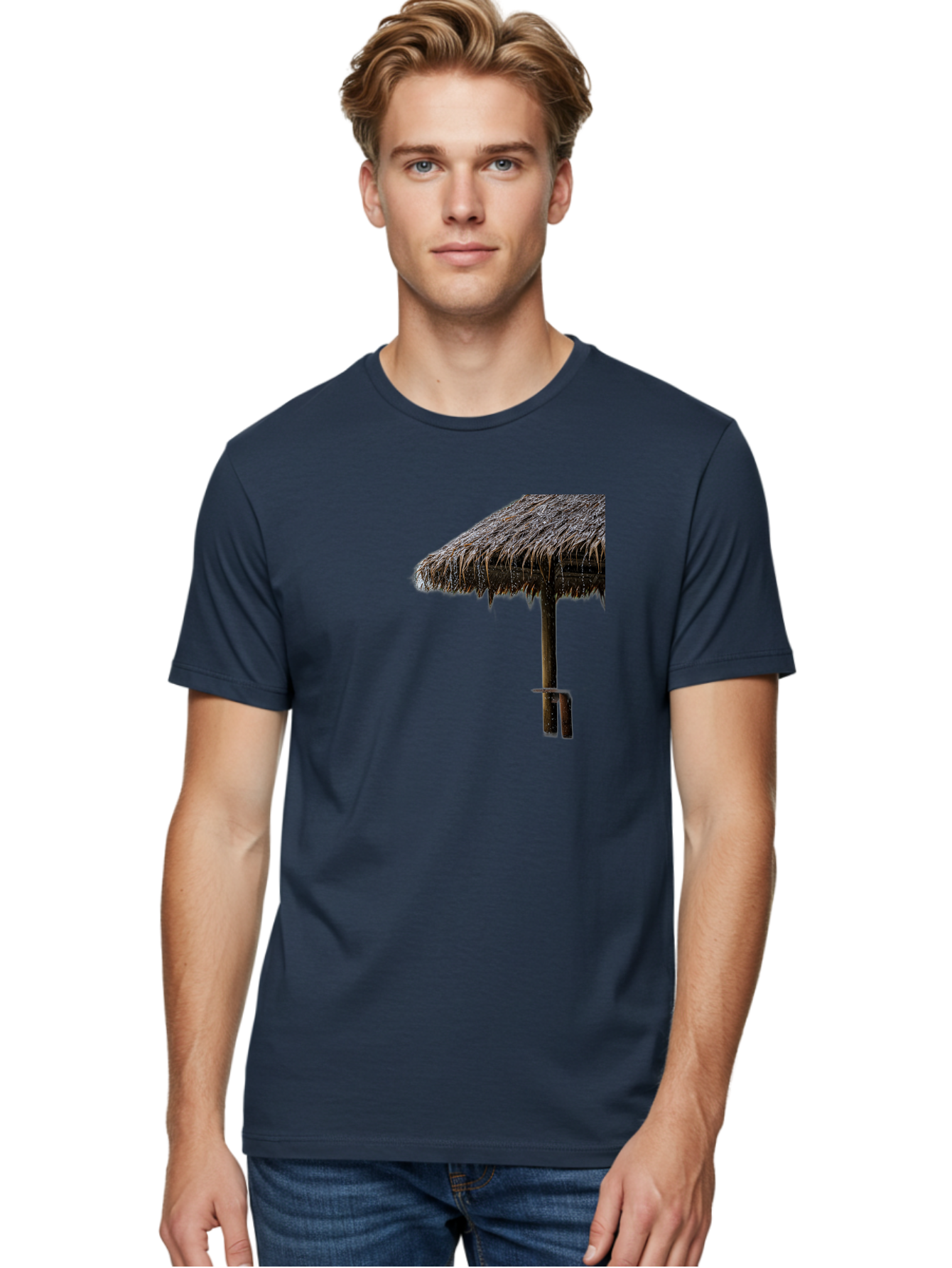 Thatched-Umbrella Men'S Graphic Tee, 100% Cotton, Comfortable Casual Summer Wear, Machine Washable, Vintage Camera, Old Camera, Antique Camera, Black Camera, Classic Photography, Photography Equipment, Nostalgic Device, Film Camera, Camera Art Bah246