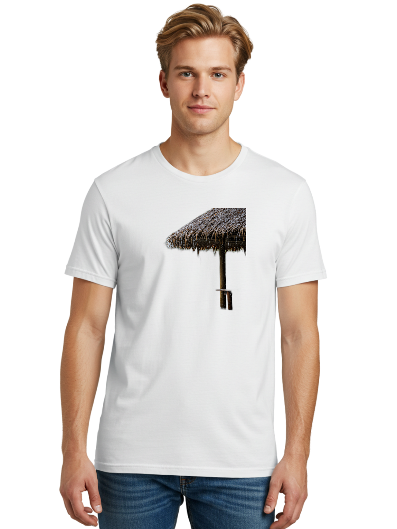 Thatched-Umbrella Men'S Graphic Tee, 100% Cotton, Comfortable Casual Summer Wear, Machine Washable, Vintage Camera, Old Camera, Antique Camera, Black Camera, Classic Photography, Photography Equipment, Nostalgic Device, Film Camera, Camera Art Bah246