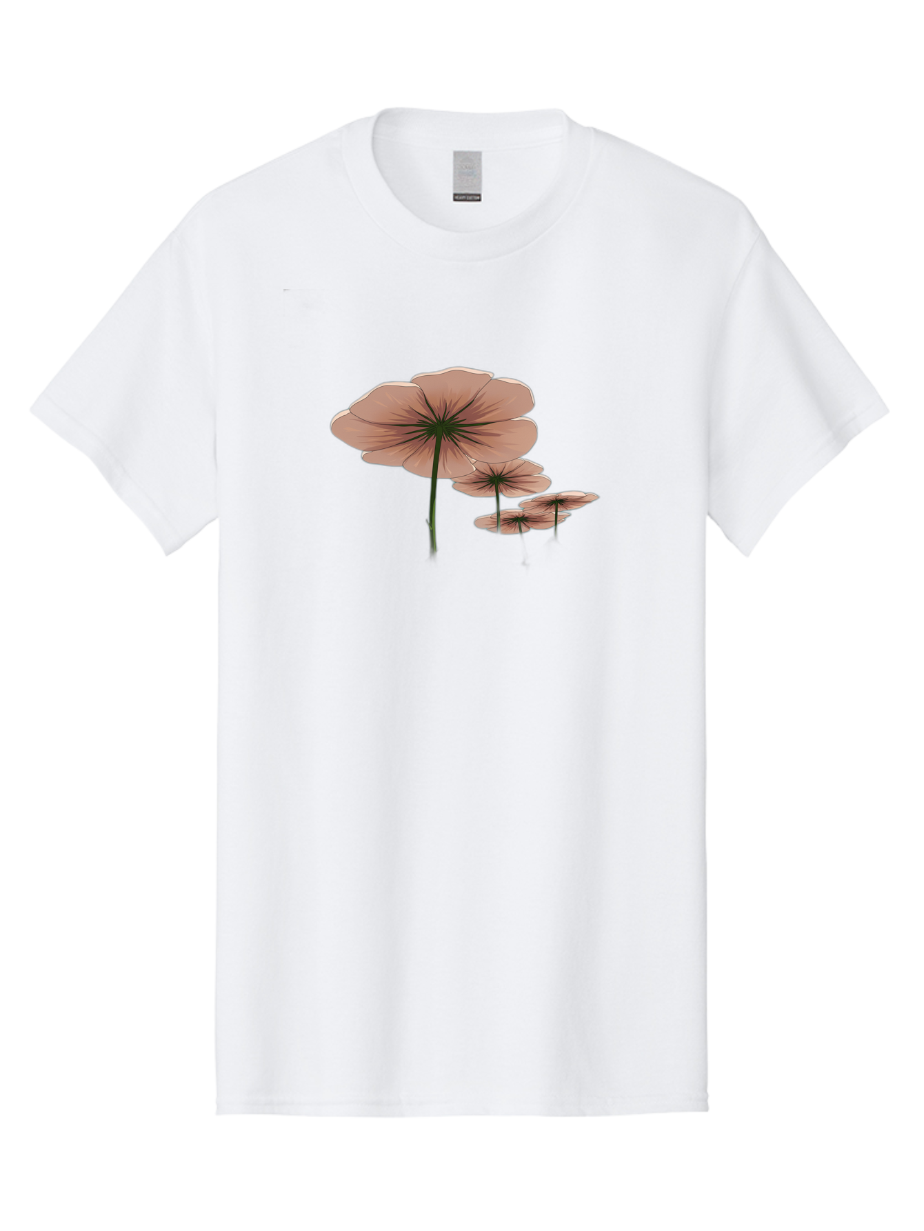 Three-Pink-Flowers Men'S Graphic Tee, 100% Cotton, Comfortable Casual Summer Wear, Machine Washable, Vintage Camera, Old Camera, Antique Camera, Black Camera, Classic Photography, Photography Equipment, Nostalgic Device, Film Camera, Bah253