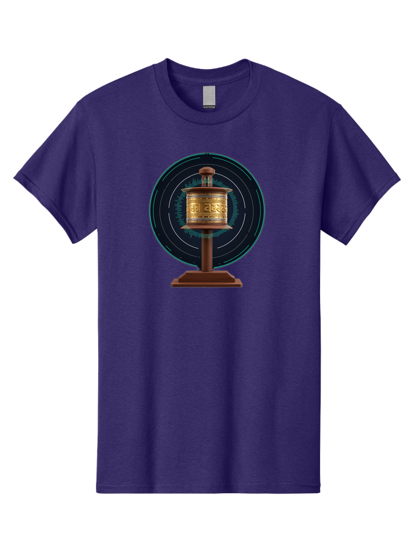 Tibetan-Prayer-Wheel-1 Men'S Graphic Tee, 100% Cotton, Comfortable Casual Summer Wear, Machine Washable, Vintage Camera, Old Camera, Antique Camera, Black Camera, Classic Photography, Photography Equipment, Nostalgic Device, Film Camera, Bah255