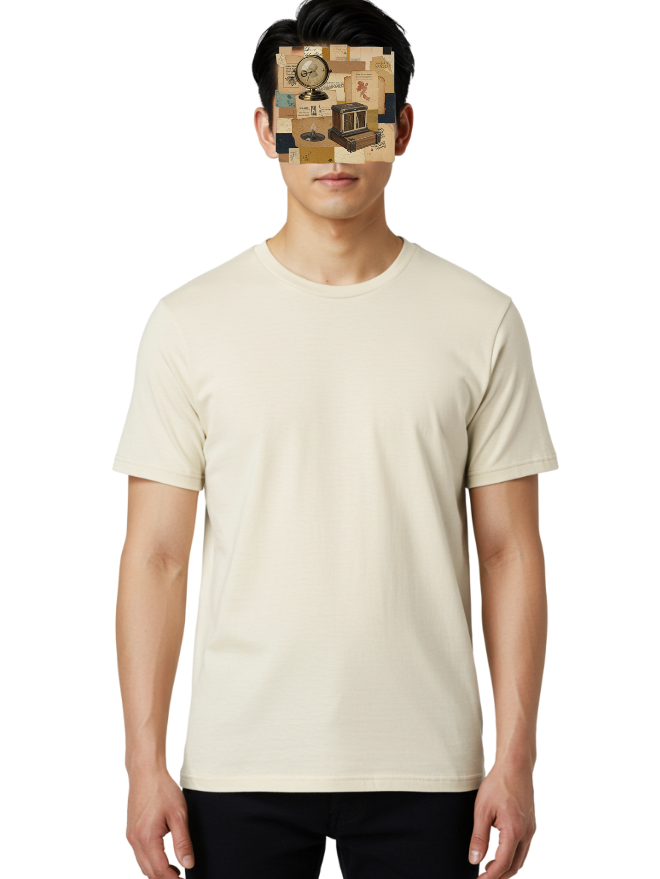 Timepiece-Cage-And-Candle Men'S Graphic Tee, 100% Cotton, Comfortable Casual Summer Wear, Machine Washable, Vintage Camera, Old Camera, Antique Camera, Black Camera, Classic Photography, Photography Equipment, Nostalgic Device, Film Camera, Bah265