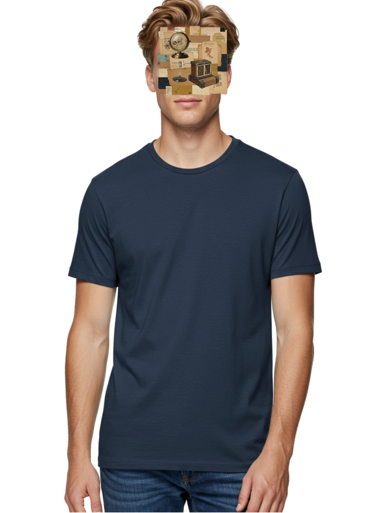 Timepiece-Cage-And-Candle Men'S Graphic Tee, 100% Cotton, Comfortable Casual Summer Wear, Machine Washable, Vintage Camera, Old Camera, Antique Camera, Black Camera, Classic Photography, Photography Equipment, Nostalgic Device, Film Camera, Bah265