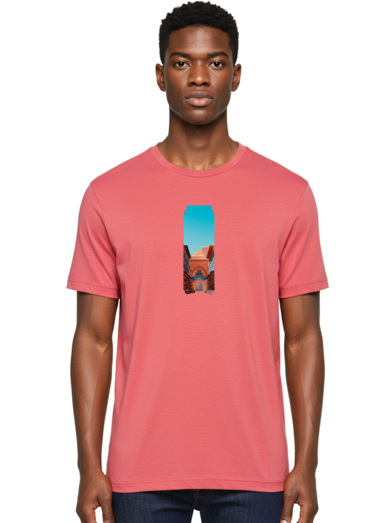 Tin-Can-With-Street-View Men'S Graphic Tee, 100% Cotton, Comfortable Casual Summer Wear, Machine Washable, Vintage Camera, Old Camera, Antique Camera, Black Camera, Classic Photography, Photography Equipment, Nostalgic Device, Film Camera, Bah266