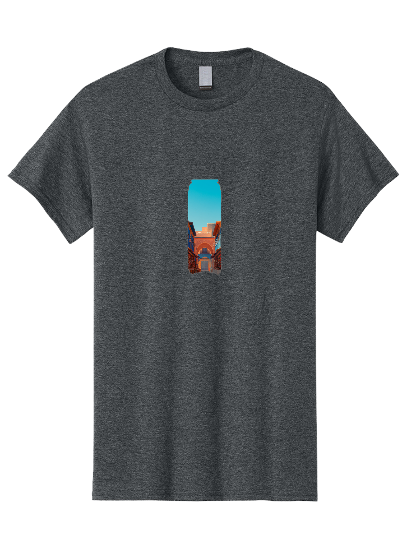 Tin-Can-With-Street-View Men'S Graphic Tee, 100% Cotton, Comfortable Casual Summer Wear, Machine Washable, Vintage Camera, Old Camera, Antique Camera, Black Camera, Classic Photography, Photography Equipment, Nostalgic Device, Film Camera, Bah266