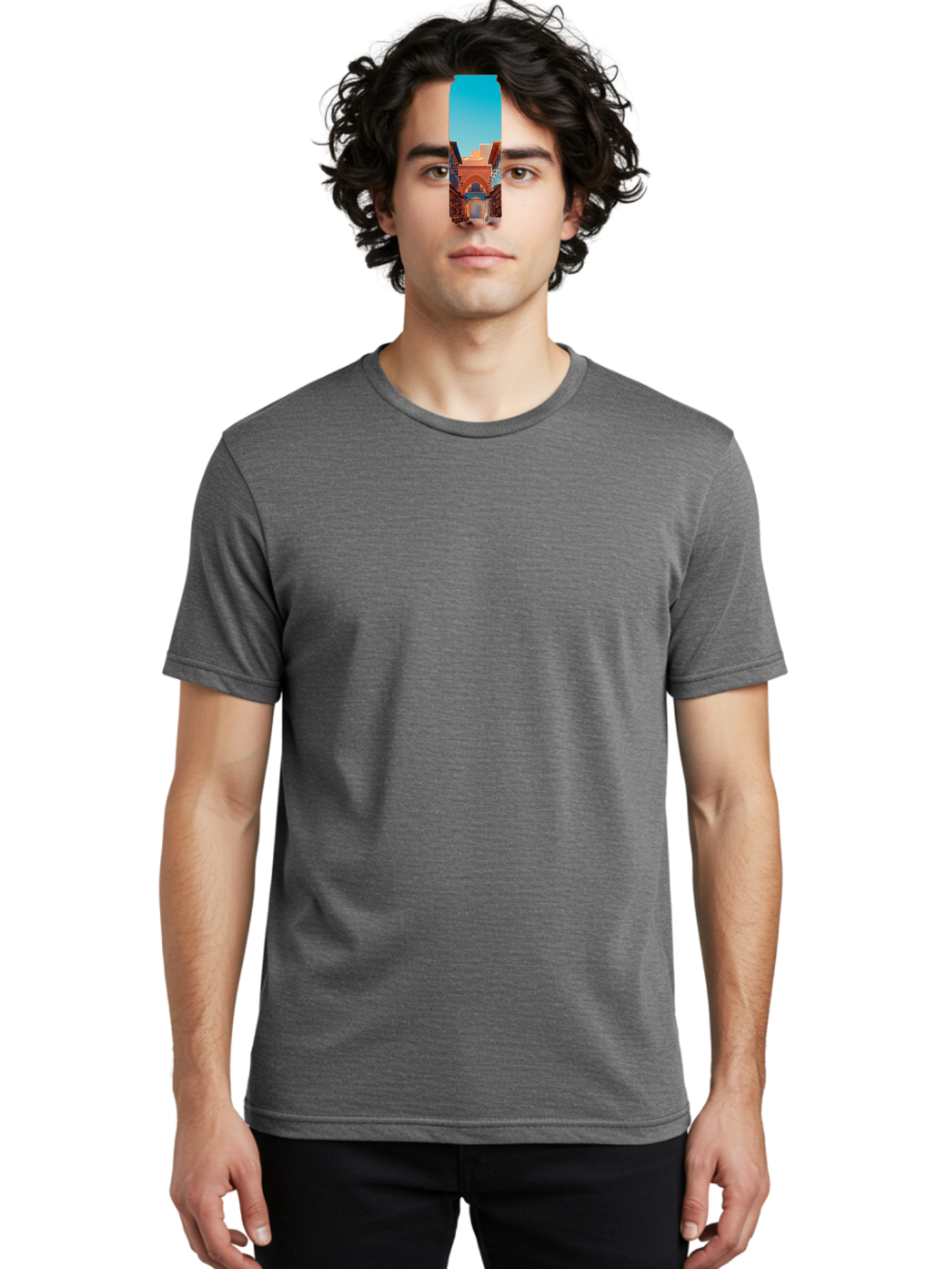 Tin-Can-With-Street-View Men'S Graphic Tee, 100% Cotton, Comfortable Casual Summer Wear, Machine Washable, Vintage Camera, Old Camera, Antique Camera, Black Camera, Classic Photography, Photography Equipment, Nostalgic Device, Film Camera, Bah266