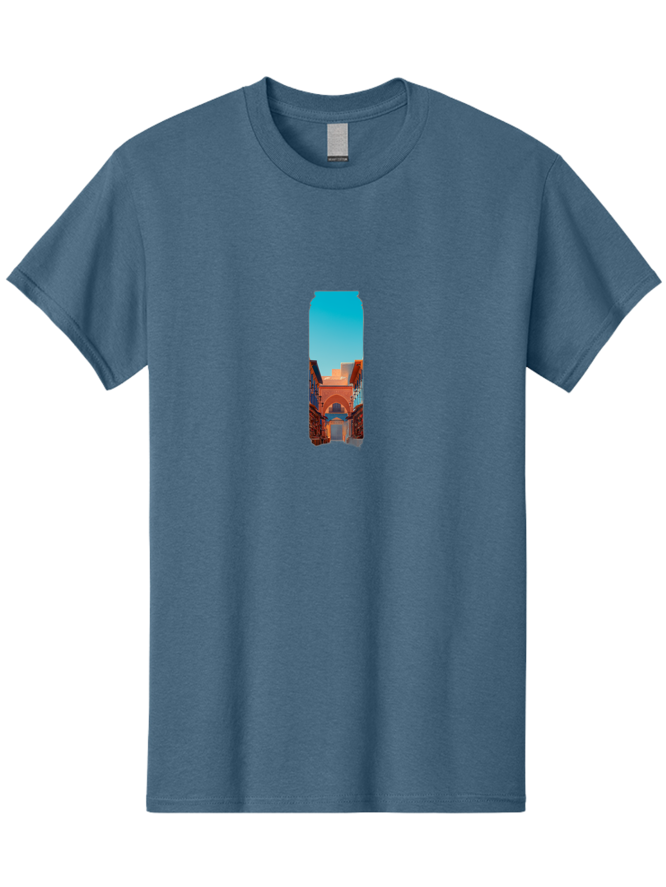 Tin-Can-With-Street-View Men'S Graphic Tee, 100% Cotton, Comfortable Casual Summer Wear, Machine Washable, Vintage Camera, Old Camera, Antique Camera, Black Camera, Classic Photography, Photography Equipment, Nostalgic Device, Film Camera, Bah266