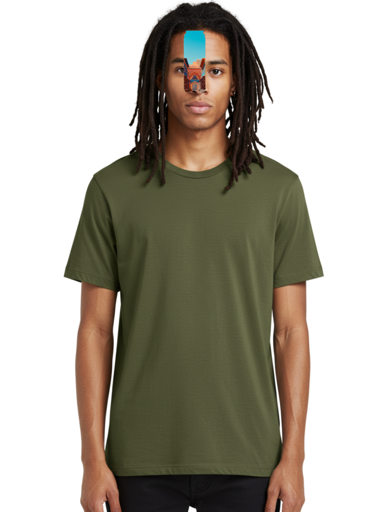 Tin-Can-With-Street-View Men'S Graphic Tee, 100% Cotton, Comfortable Casual Summer Wear, Machine Washable, Vintage Camera, Old Camera, Antique Camera, Black Camera, Classic Photography, Photography Equipment, Nostalgic Device, Film Camera, Bah266