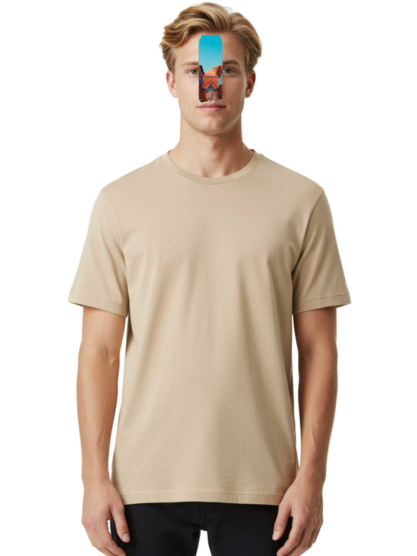 Tin-Can-With-Street-View Men'S Graphic Tee, 100% Cotton, Comfortable Casual Summer Wear, Machine Washable, Vintage Camera, Old Camera, Antique Camera, Black Camera, Classic Photography, Photography Equipment, Nostalgic Device, Film Camera, Bah266