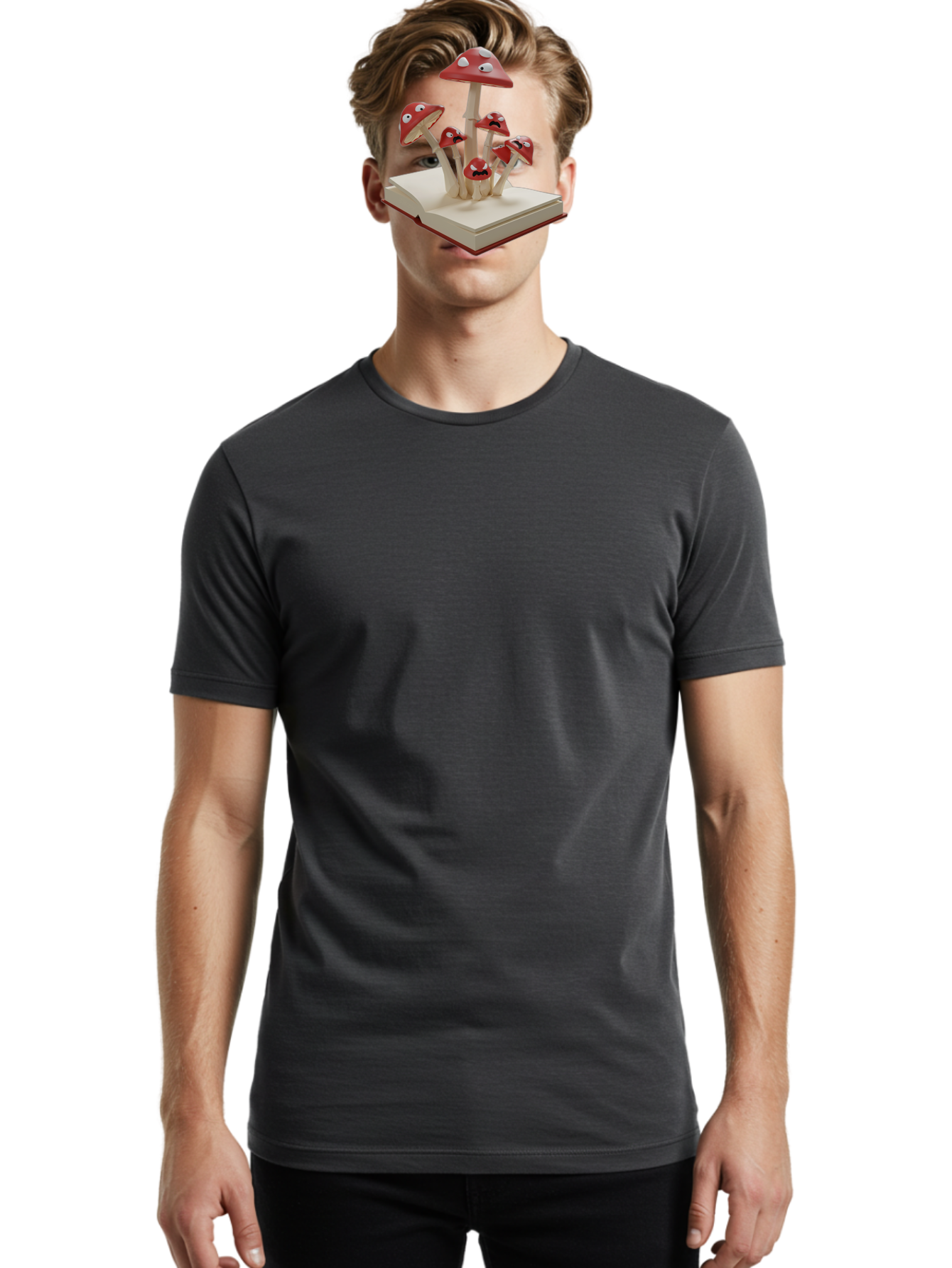 Toadstool Men'S Graphic Tee, 100% Cotton, Comfortable Casual Summer Wear, Machine Washable, Vintage Camera, Old Camera, Antique Camera, Black Camera, Classic Photography, Photography Equipment, Nostalgic Device, Film Camera, Camera Art Bah268