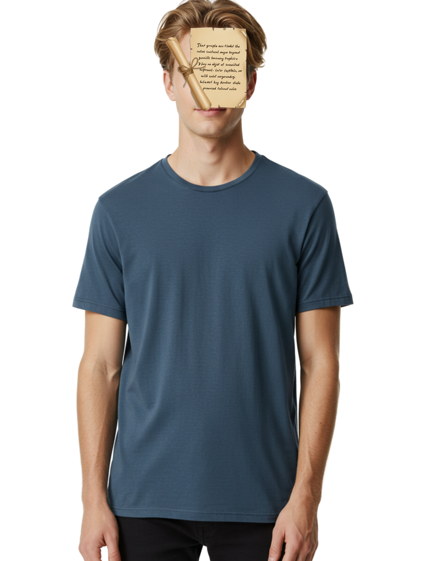 Torn-Parchment-With-Nonsense-Text Men'S Graphic Tee, 100% Cotton, Comfortable Casual Summer Wear, Machine Washable, Vintage Camera, Old Camera, Antique Camera, Black Camera, Classic Photography, Photography Equipment, Nostalgic Device, Bah271