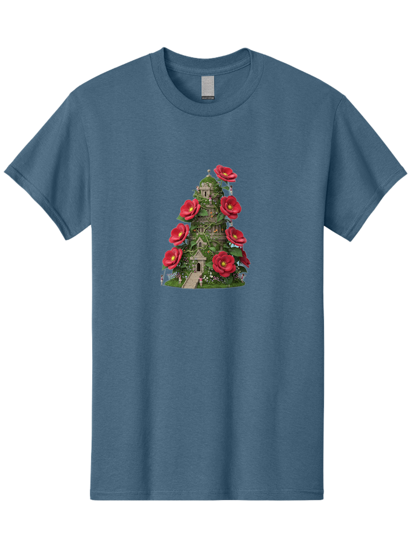 Tower-Of-Red-Flowers Men'S Graphic Tee, 100% Cotton, Comfortable Casual Summer Wear, Machine Washable, Vintage Camera, Old Camera, Antique Camera, Black Camera, Classic Photography, Photography Equipment, Nostalgic Device, Film Camera, Bah272