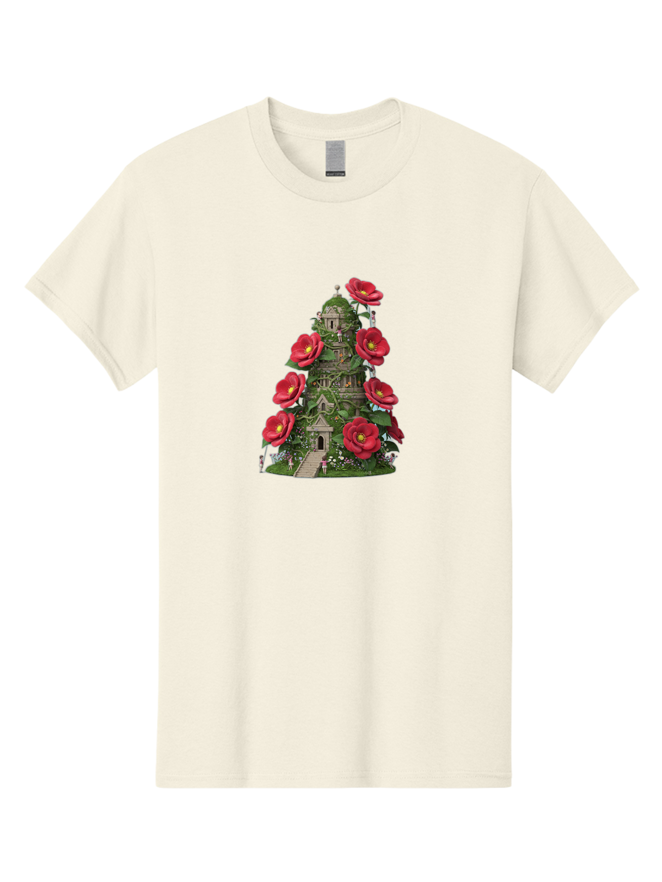 Tower-Of-Red-Flowers Men'S Graphic Tee, 100% Cotton, Comfortable Casual Summer Wear, Machine Washable, Vintage Camera, Old Camera, Antique Camera, Black Camera, Classic Photography, Photography Equipment, Nostalgic Device, Film Camera, Bah272