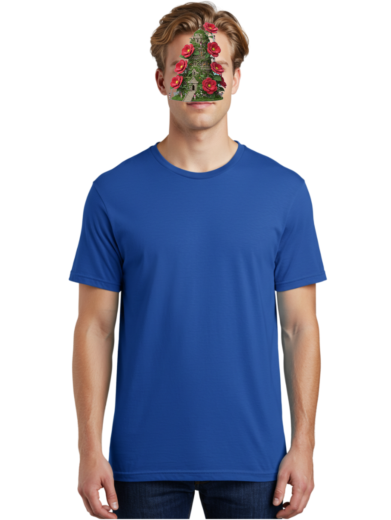 Tower-Of-Red-Flowers Men'S Graphic Tee, 100% Cotton, Comfortable Casual Summer Wear, Machine Washable, Vintage Camera, Old Camera, Antique Camera, Black Camera, Classic Photography, Photography Equipment, Nostalgic Device, Film Camera, Bah272