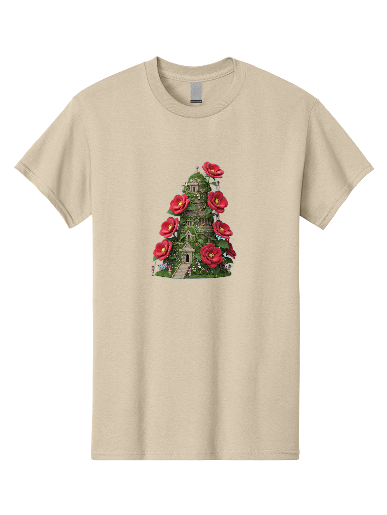 Tower-Of-Red-Flowers Men'S Graphic Tee, 100% Cotton, Comfortable Casual Summer Wear, Machine Washable, Vintage Camera, Old Camera, Antique Camera, Black Camera, Classic Photography, Photography Equipment, Nostalgic Device, Film Camera, Bah272