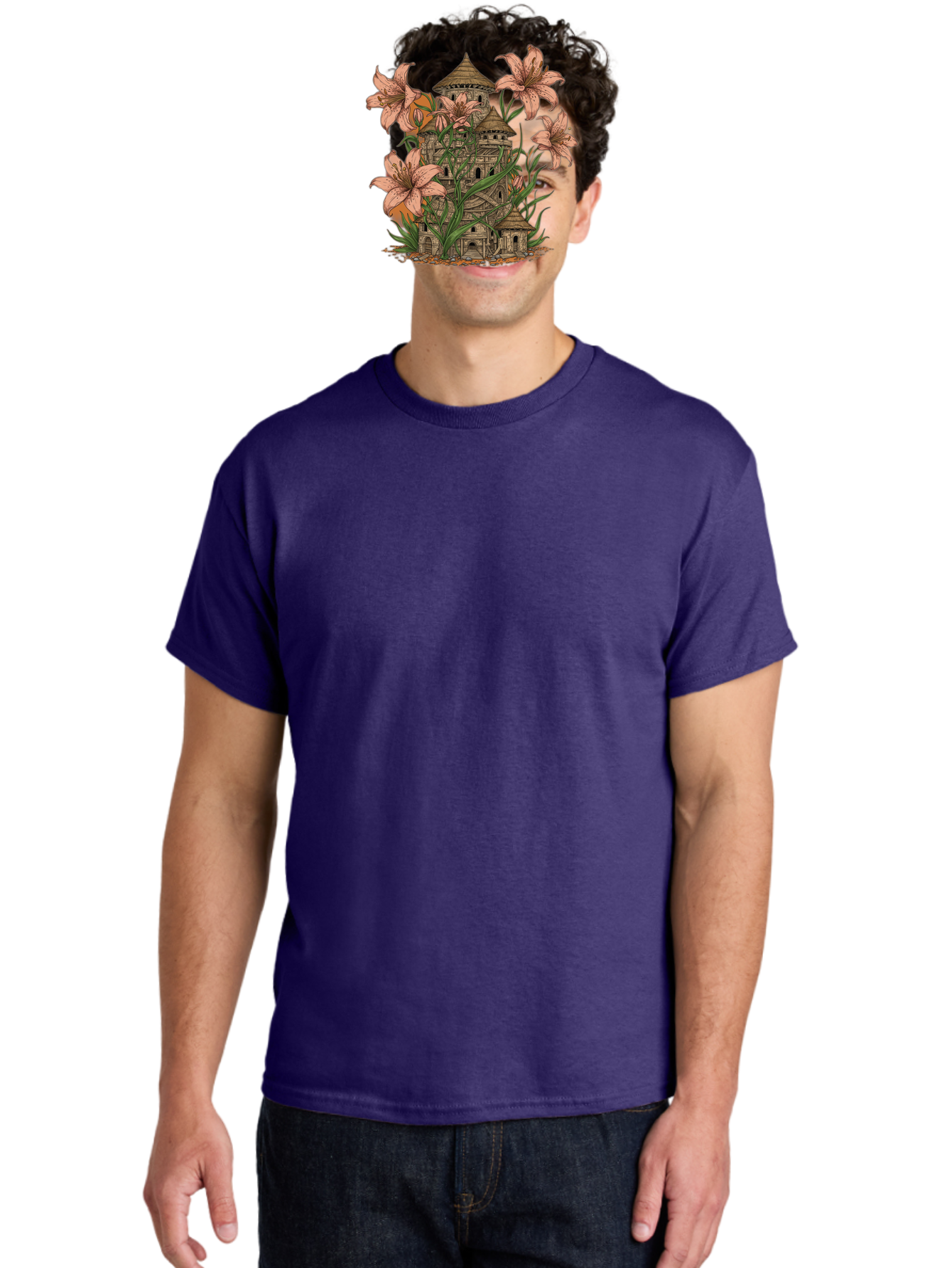 Tower Men'S Graphic Tee, 100% Cotton, Comfortable Casual Summer Wear, Machine Washable, Vintage Camera, Old Camera, Antique Camera, Black Camera, Classic Photography, Photography Equipment, Nostalgic Device, Film Camera, Camera Art Bah273