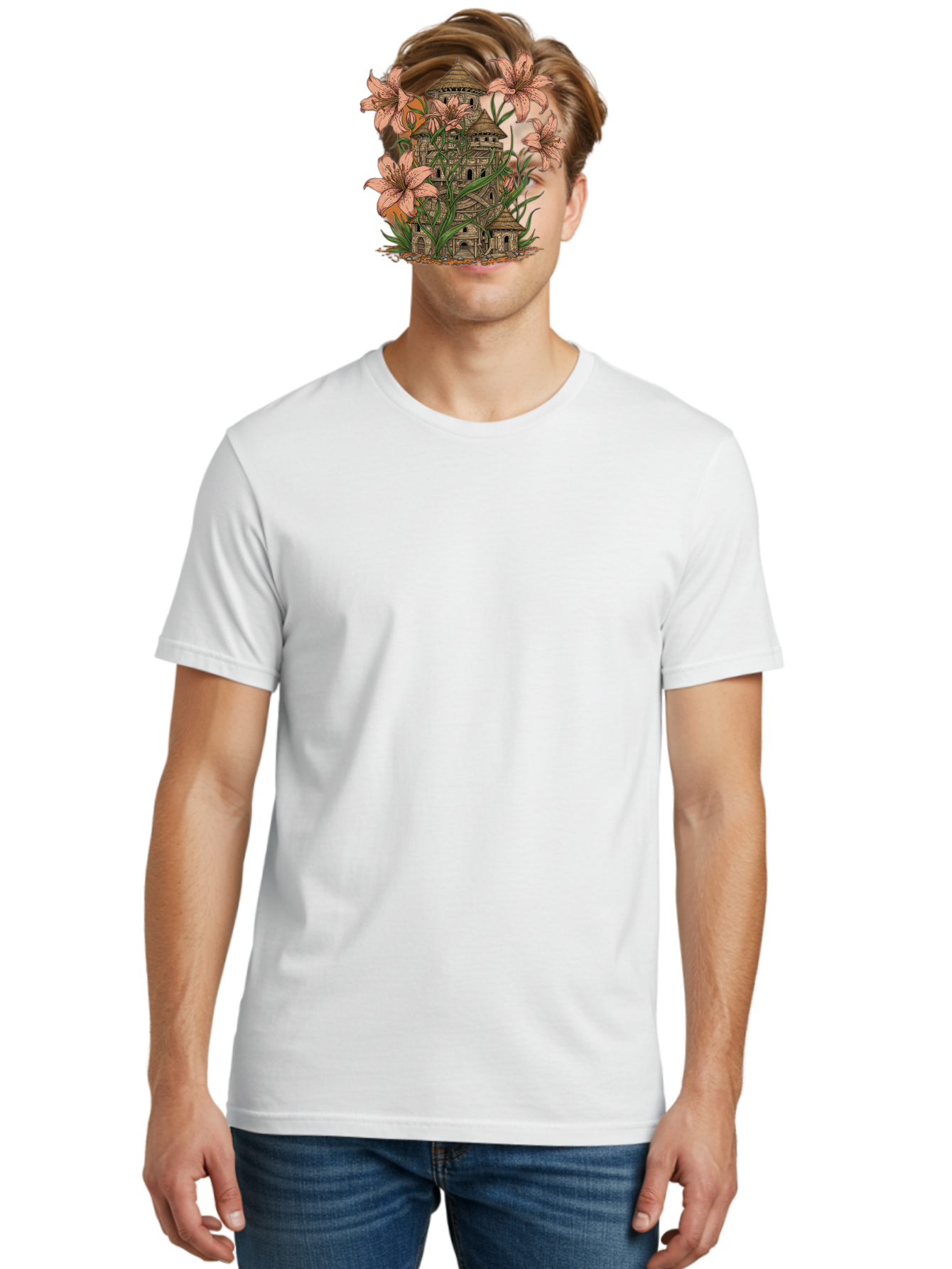 Tower Men'S Graphic Tee, 100% Cotton, Comfortable Casual Summer Wear, Machine Washable, Vintage Camera, Old Camera, Antique Camera, Black Camera, Classic Photography, Photography Equipment, Nostalgic Device, Film Camera, Camera Art Bah273