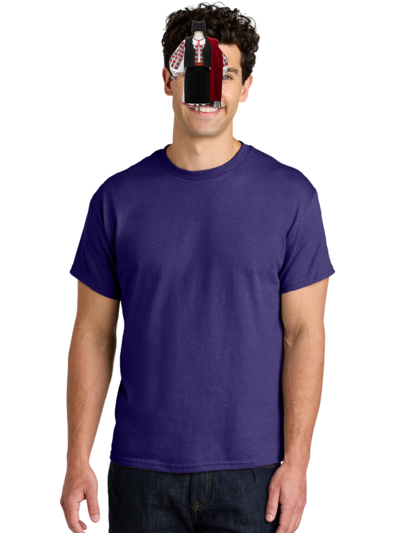 Traditional-Folk-Costume Men'S Graphic Tee, 100% Cotton, Comfortable Casual Summer Wear, Machine Washable, Vintage Camera, Old Camera, Antique Camera, Black Camera, Classic Photography, Photography Equipment, Nostalgic Device, Film Camera, Bah275