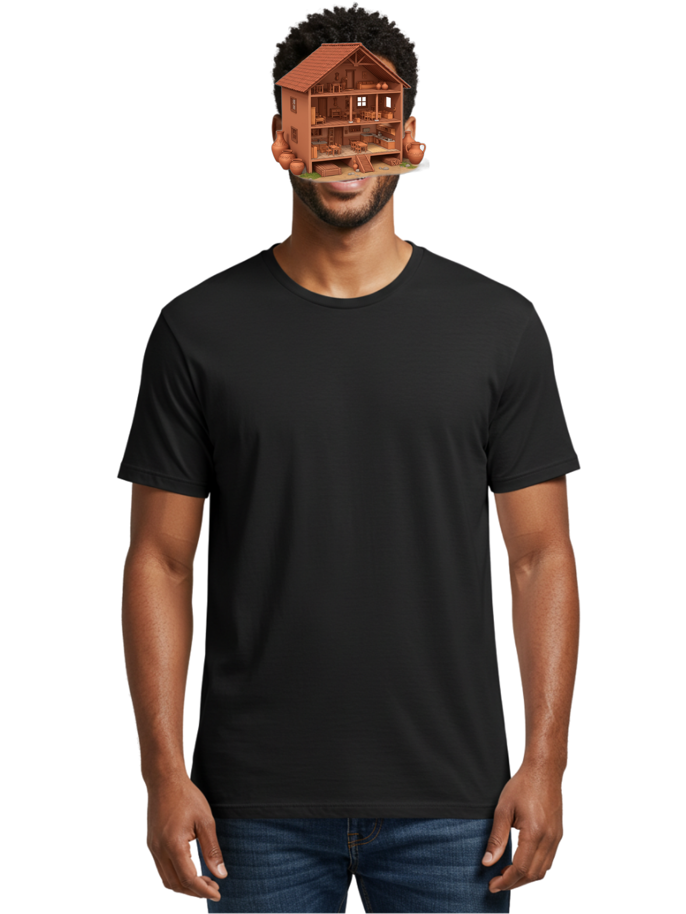 Traditional-House Men'S Graphic Tee, 100% Cotton, Comfortable Casual Summer Wear, Machine Washable, Vintage Camera, Old Camera, Antique Camera, Black Camera, Classic Photography, Photography Equipment, Nostalgic Device, Film Camera, Camera Art Bah276