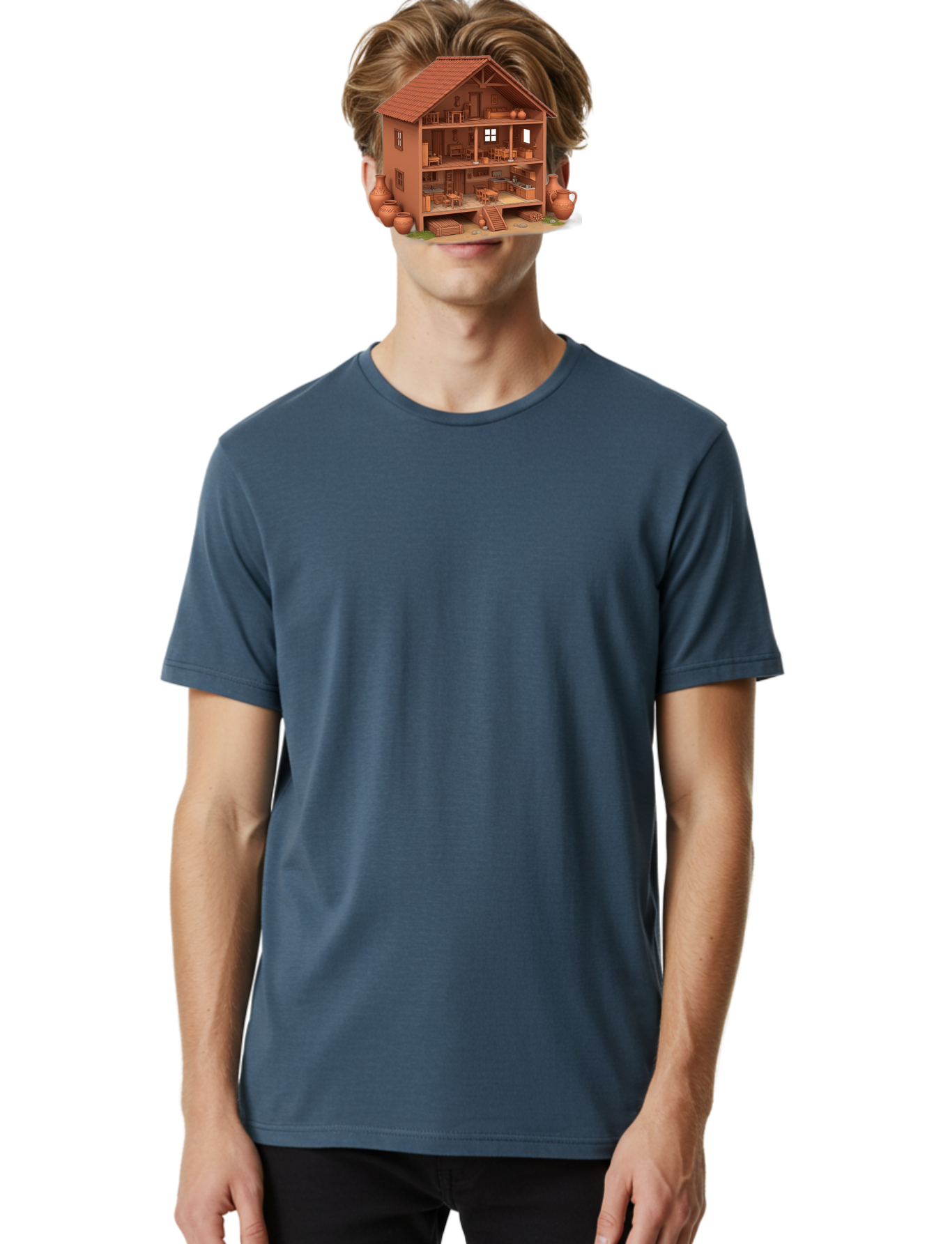 Traditional-House Men'S Graphic Tee, 100% Cotton, Comfortable Casual Summer Wear, Machine Washable, Vintage Camera, Old Camera, Antique Camera, Black Camera, Classic Photography, Photography Equipment, Nostalgic Device, Film Camera, Camera Art Bah276