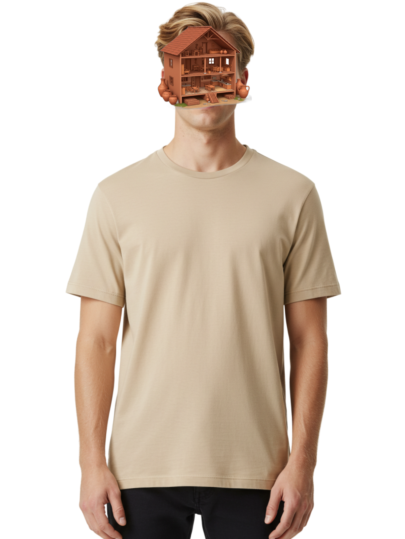 Traditional-House Men'S Graphic Tee, 100% Cotton, Comfortable Casual Summer Wear, Machine Washable, Vintage Camera, Old Camera, Antique Camera, Black Camera, Classic Photography, Photography Equipment, Nostalgic Device, Film Camera, Camera Art Bah276