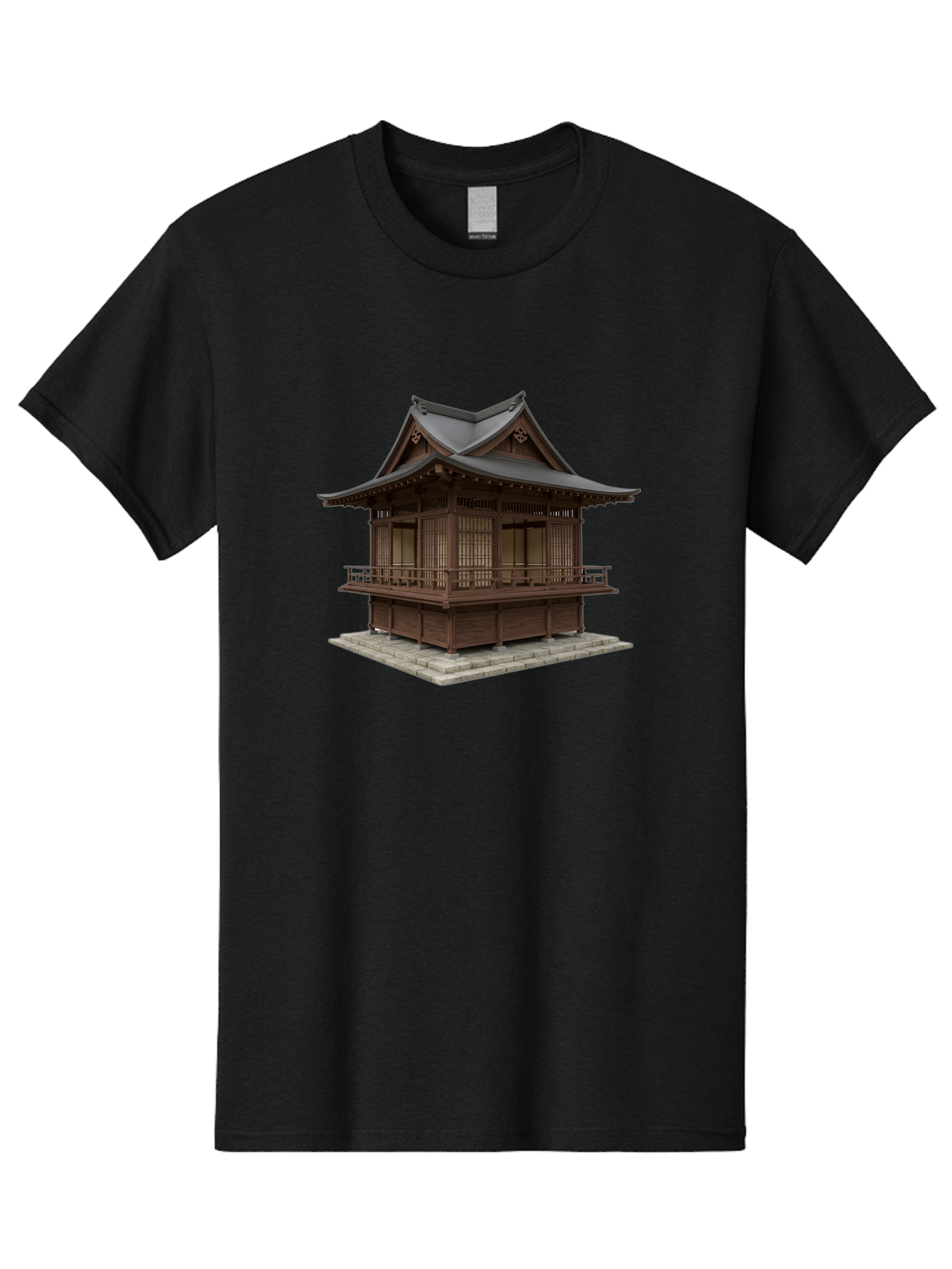 Traditional-Japanese-House Men'S Graphic Tee, 100% Cotton, Comfortable Casual Summer Wear, Machine Washable, Vintage Camera, Old Camera, Antique Camera, Black Camera, Classic Photography, Photography Equipment, Nostalgic Device, Film Camera, Bah277
