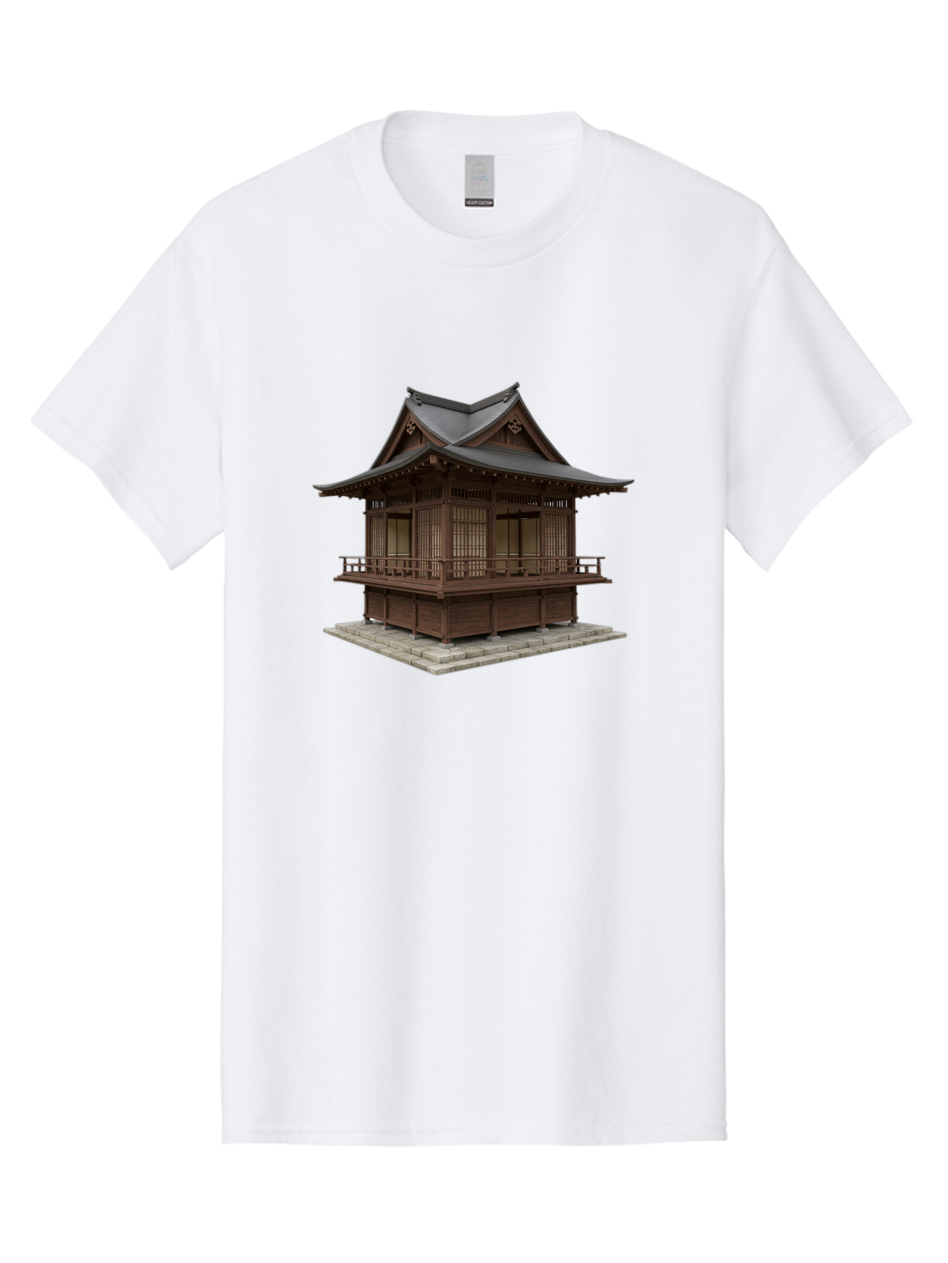 Traditional-Japanese-House Men'S Graphic Tee, 100% Cotton, Comfortable Casual Summer Wear, Machine Washable, Vintage Camera, Old Camera, Antique Camera, Black Camera, Classic Photography, Photography Equipment, Nostalgic Device, Film Camera, Bah277