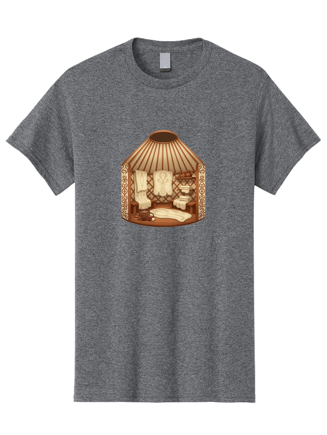 Traditional-Mongolian-Ger Men'S Graphic Tee, 100% Cotton, Comfortable Casual Summer Wear, Machine Washable, Vintage Camera, Old Camera, Antique Camera, Black Camera, Classic Photography, Photography Equipment, Nostalgic Device, Film Camera, Bah279