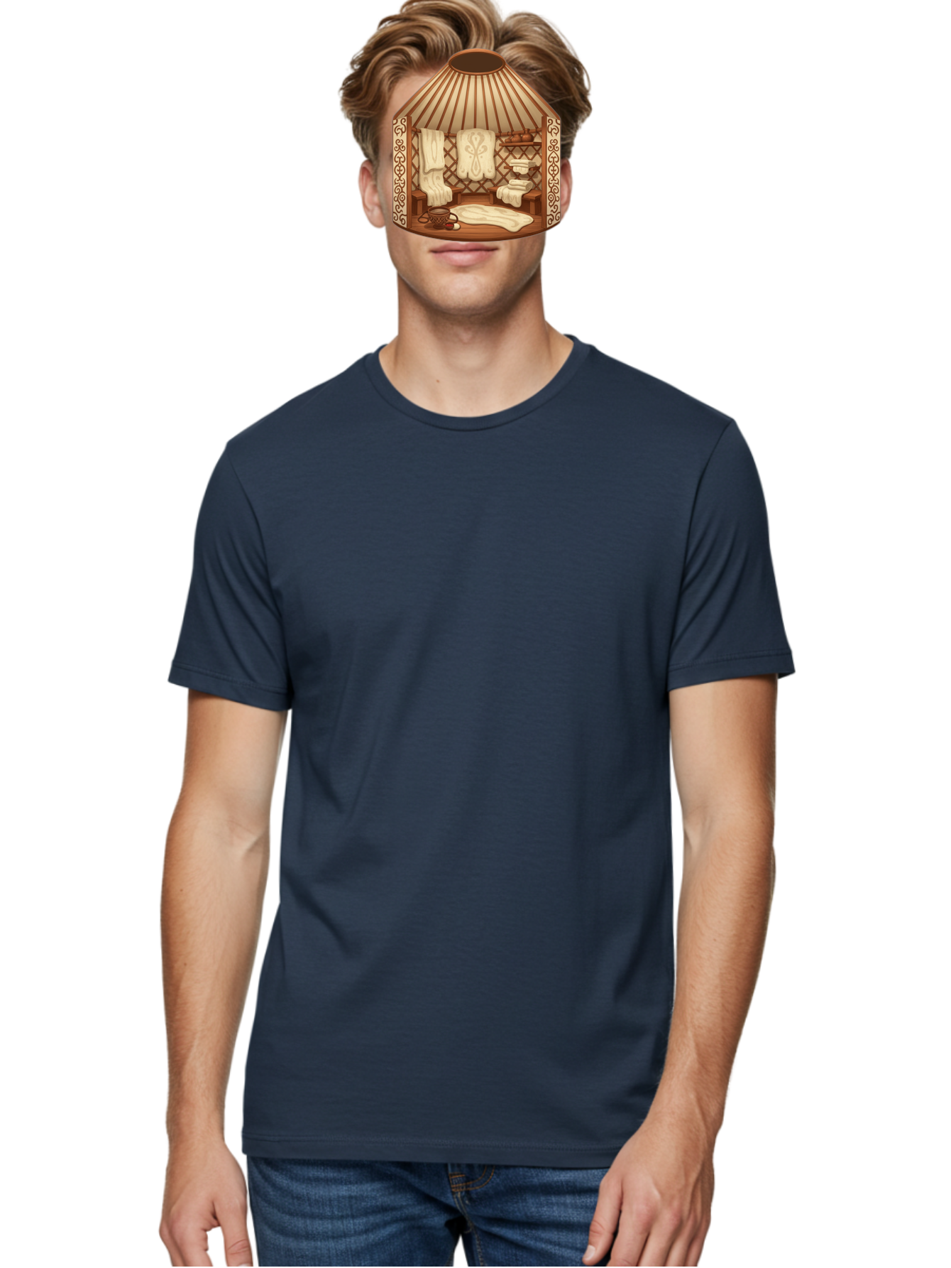 Traditional-Mongolian-Ger Men'S Graphic Tee, 100% Cotton, Comfortable Casual Summer Wear, Machine Washable, Vintage Camera, Old Camera, Antique Camera, Black Camera, Classic Photography, Photography Equipment, Nostalgic Device, Film Camera, Bah279