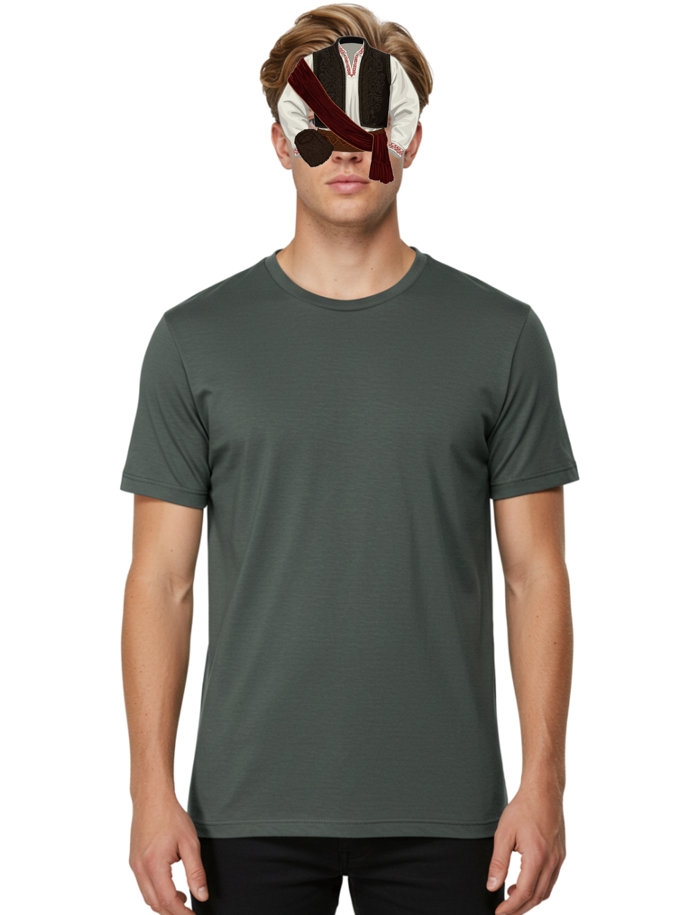 Traditional-Outfit Men'S Graphic Tee, 100% Cotton, Comfortable Casual Summer Wear, Machine Washable, Vintage Camera, Old Camera, Antique Camera, Black Camera, Classic Photography, Photography Equipment, Nostalgic Device, Film Camera, Bah280