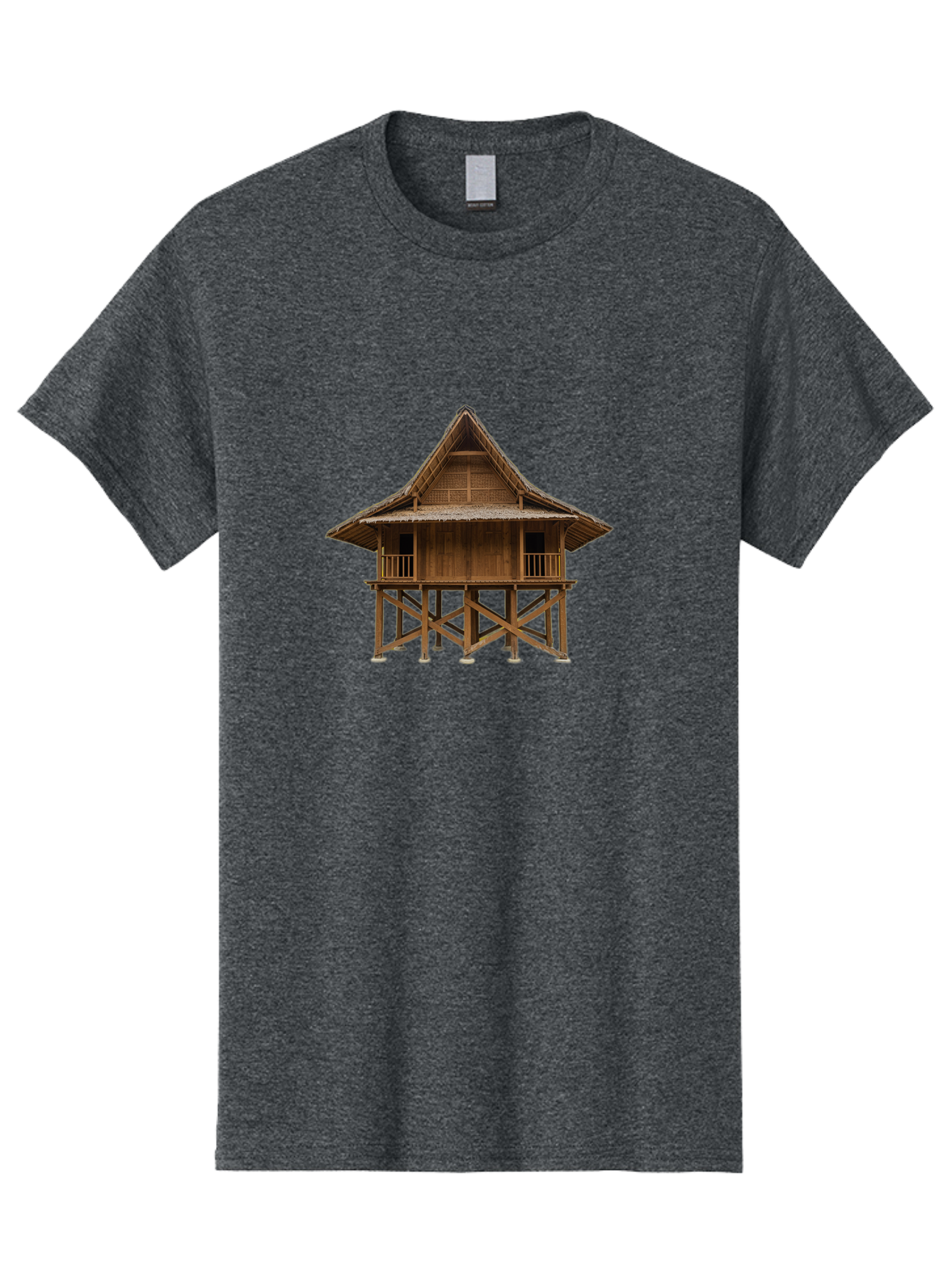 Traditional-Stilt-House Men'S Graphic Tee, 100% Cotton, Comfortable Casual Summer Wear, Machine Washable, Vintage Camera, Old Camera, Antique Camera, Black Camera, Classic Photography, Photography Equipment, Nostalgic Device, Film Camera, Bah281