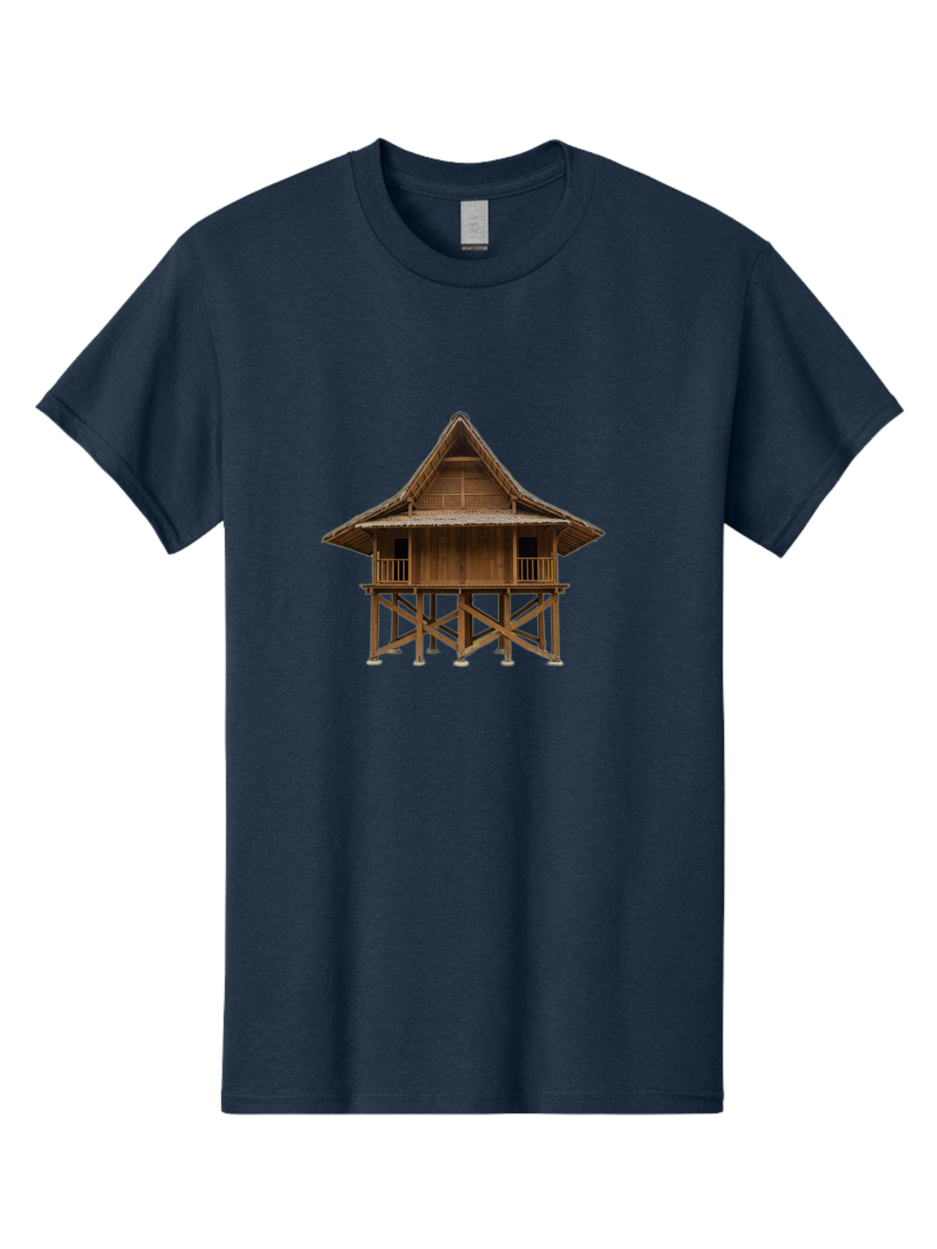 Traditional-Stilt-House Men'S Graphic Tee, 100% Cotton, Comfortable Casual Summer Wear, Machine Washable, Vintage Camera, Old Camera, Antique Camera, Black Camera, Classic Photography, Photography Equipment, Nostalgic Device, Film Camera, Bah281