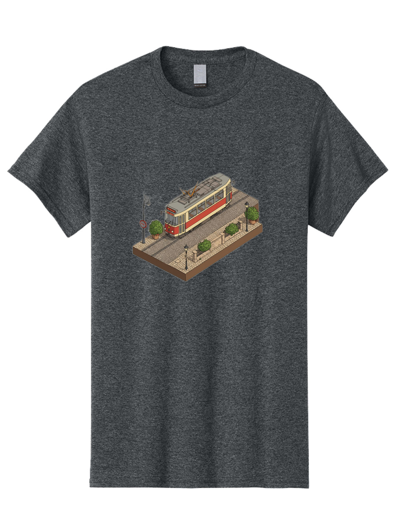 Tram Men'S Graphic Tee, 100% Cotton, Comfortable Casual Summer Wear, Machine Washable, Vintage Camera, Old Camera, Antique Camera, Black Camera, Classic Photography, Photography Equipment, Nostalgic Device, Film Camera, Camera Art Bah282