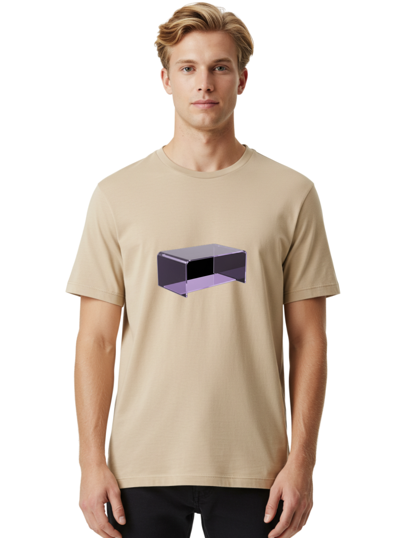 Transparent-Coffee-Table Men'S Graphic Tee, 100% Cotton, Comfortable Casual Summer Wear, Machine Washable, Vintage Camera, Old Camera, Antique Camera, Black Camera, Classic Photography, Photography Equipment, Nostalgic Device, Film Camera, Bah283