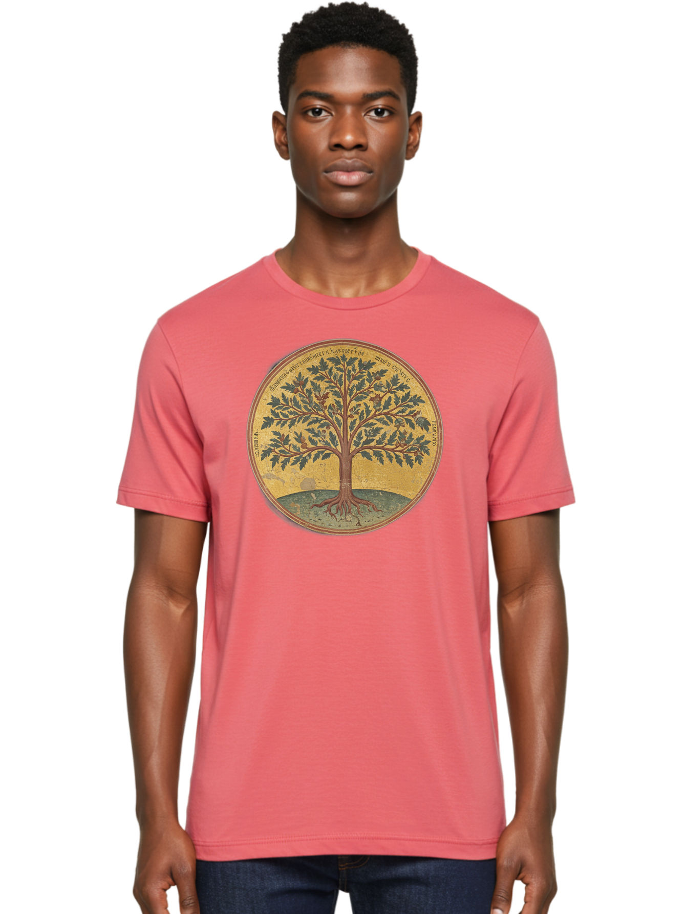 Tree-Of-Life Men'S Graphic Tee, 100% Cotton, Comfortable Casual Summer Wear, Machine Washable, Vintage Camera, Old Camera, Antique Camera, Black Camera, Classic Photography, Photography Equipment, Nostalgic Device, Film Camera, Camera Art Bah285