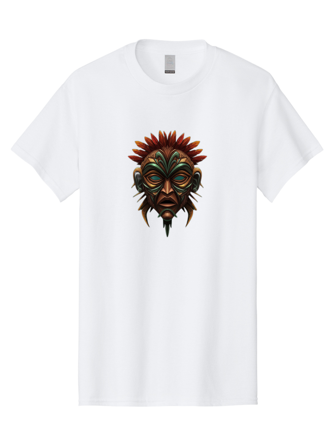 Tribal-Mask Men'S Graphic Tee, 100% Cotton, Comfortable Casual Summer Wear, Machine Washable, Vintage Camera, Old Camera, Antique Camera, Black Camera, Classic Photography, Photography Equipment, Nostalgic Device, Film Camera, Camera Art Bah288