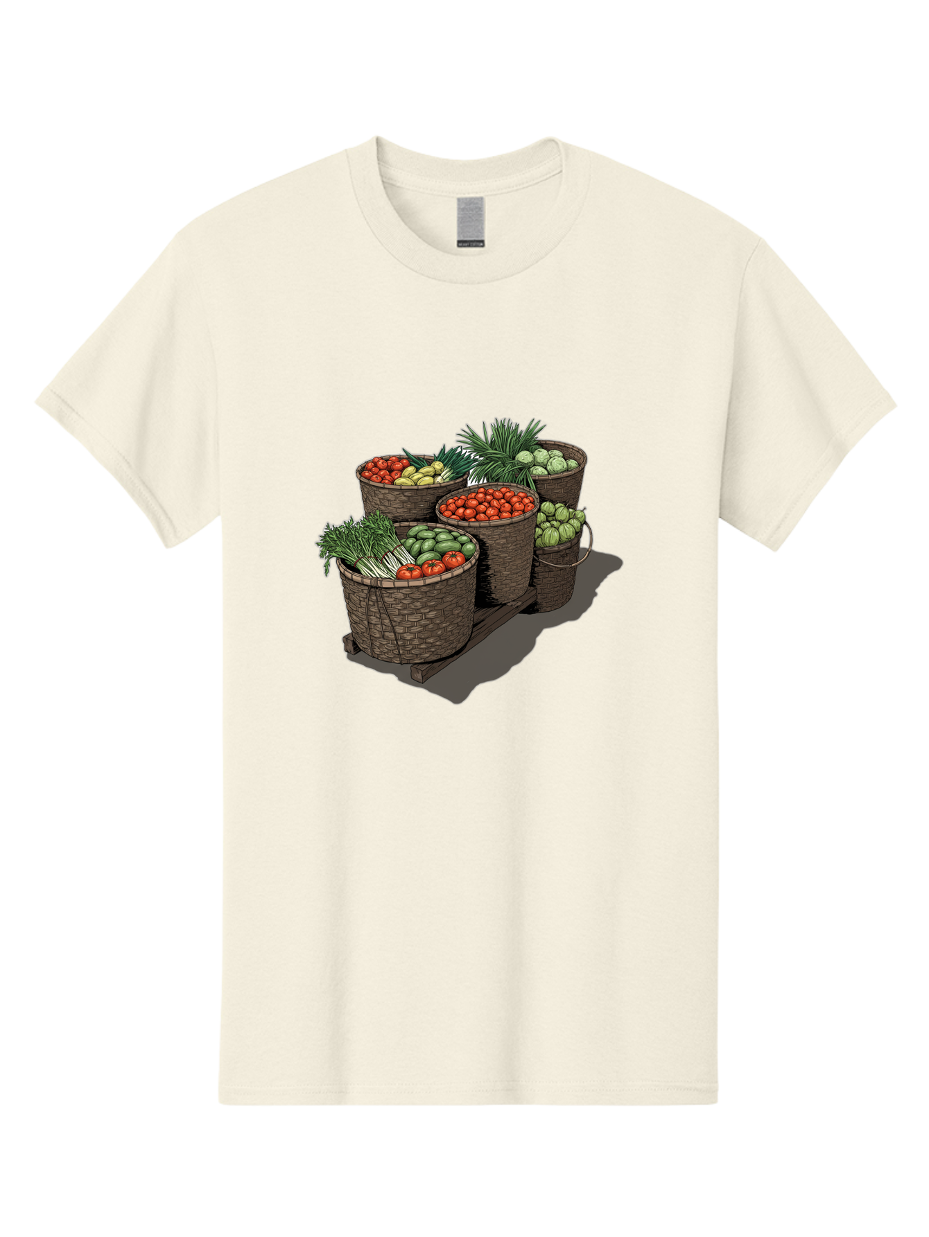 Vegetable-Baskets-2 Men'S Graphic Tee, 100% Cotton, Comfortable Casual Summer Wear, Machine Washable, Vintage Camera, Old Camera, Antique Camera, Black Camera, Classic Photography, Photography Equipment, Nostalgic Device, Film Camera, Bah312