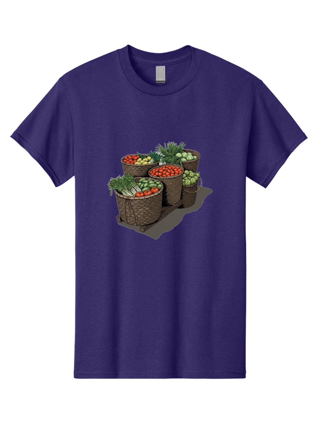 Vegetable-Baskets-2 Men'S Graphic Tee, 100% Cotton, Comfortable Casual Summer Wear, Machine Washable, Vintage Camera, Old Camera, Antique Camera, Black Camera, Classic Photography, Photography Equipment, Nostalgic Device, Film Camera, Bah312