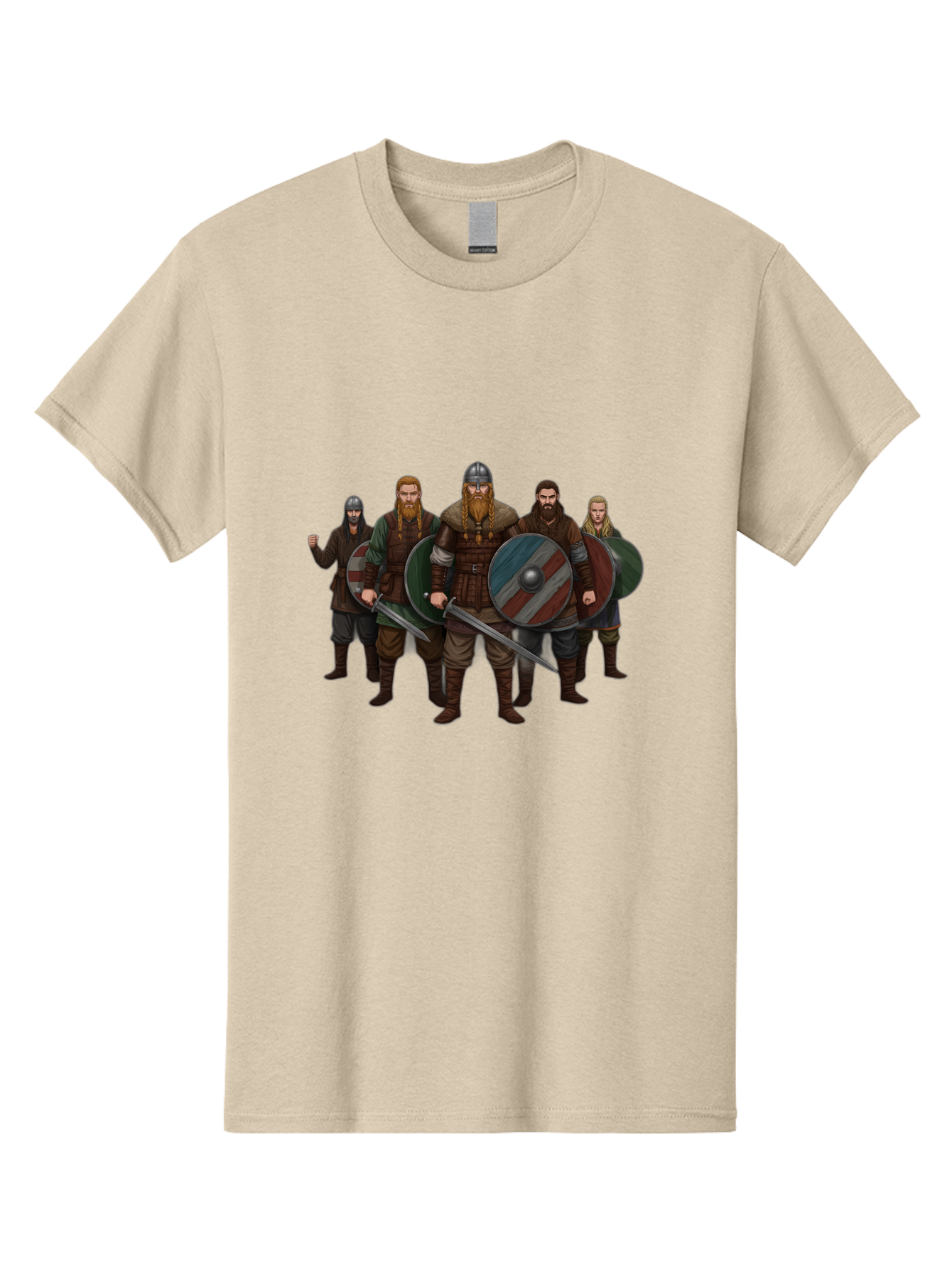 Viking-Warriors-10 Men'S Graphic Tee, 100% Cotton, Comfortable Casual Summer Wear, Machine Washable, Vintage Camera, Old Camera, Antique Camera, Black Camera, Classic Photography, Photography Equipment, Nostalgic Device, Film Camera, Bah326