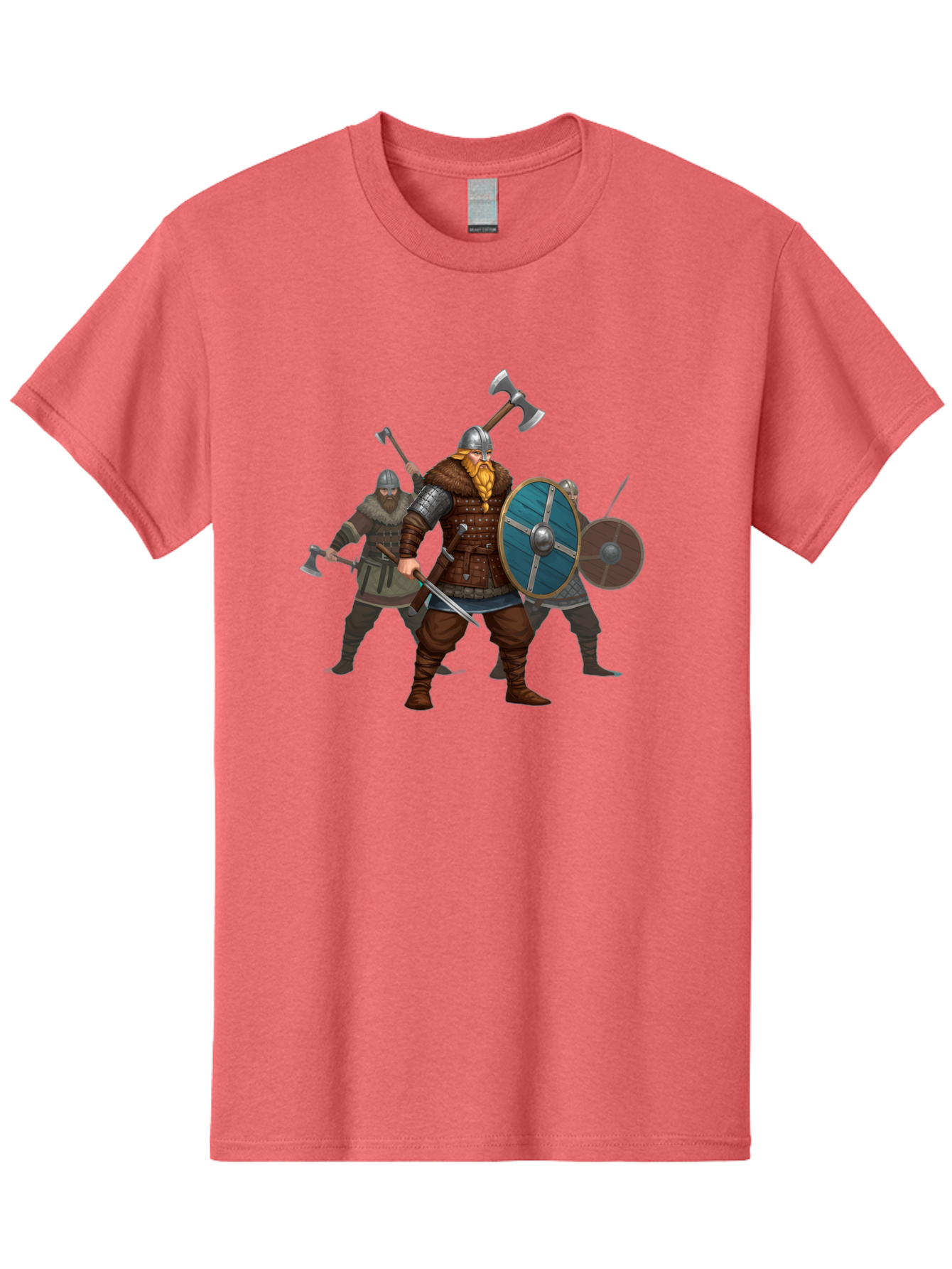 Viking-Warriors-2 Men'S Graphic Tee, 100% Cotton, Comfortable Casual Summer Wear, Machine Washable, Vintage Camera, Old Camera, Antique Camera, Black Camera, Classic Photography, Photography Equipment, Nostalgic Device, Film Camera, Camera Art Bah330